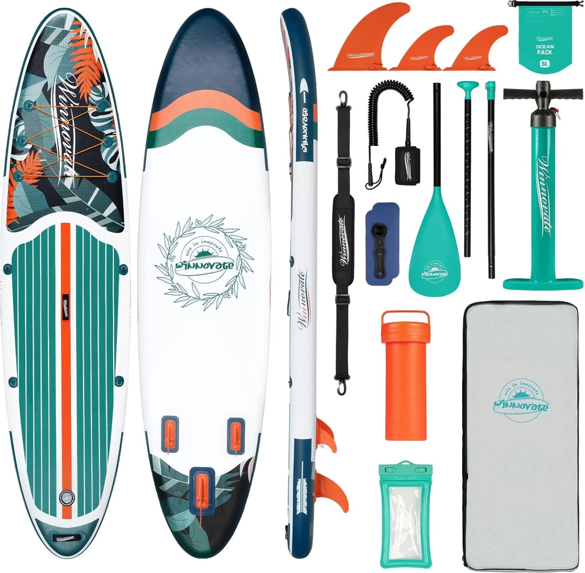 Inflatable Paddle Boards for Adults and Youth, 11’x33 Wood Grain Stand Up Paddle Board with SUP Accessories, Portable Inflatable Paddleboard for All Skill Levels,Blow Up Paddle Board as Present Inflatable Paddle Boards for Adults and Youth, 11’x33 Wood Grain Stand Up Paddle Board with SUP Accessories, Portable Inflatable Paddleboard for All Skill Levels,Blow Up Paddle Board as Present