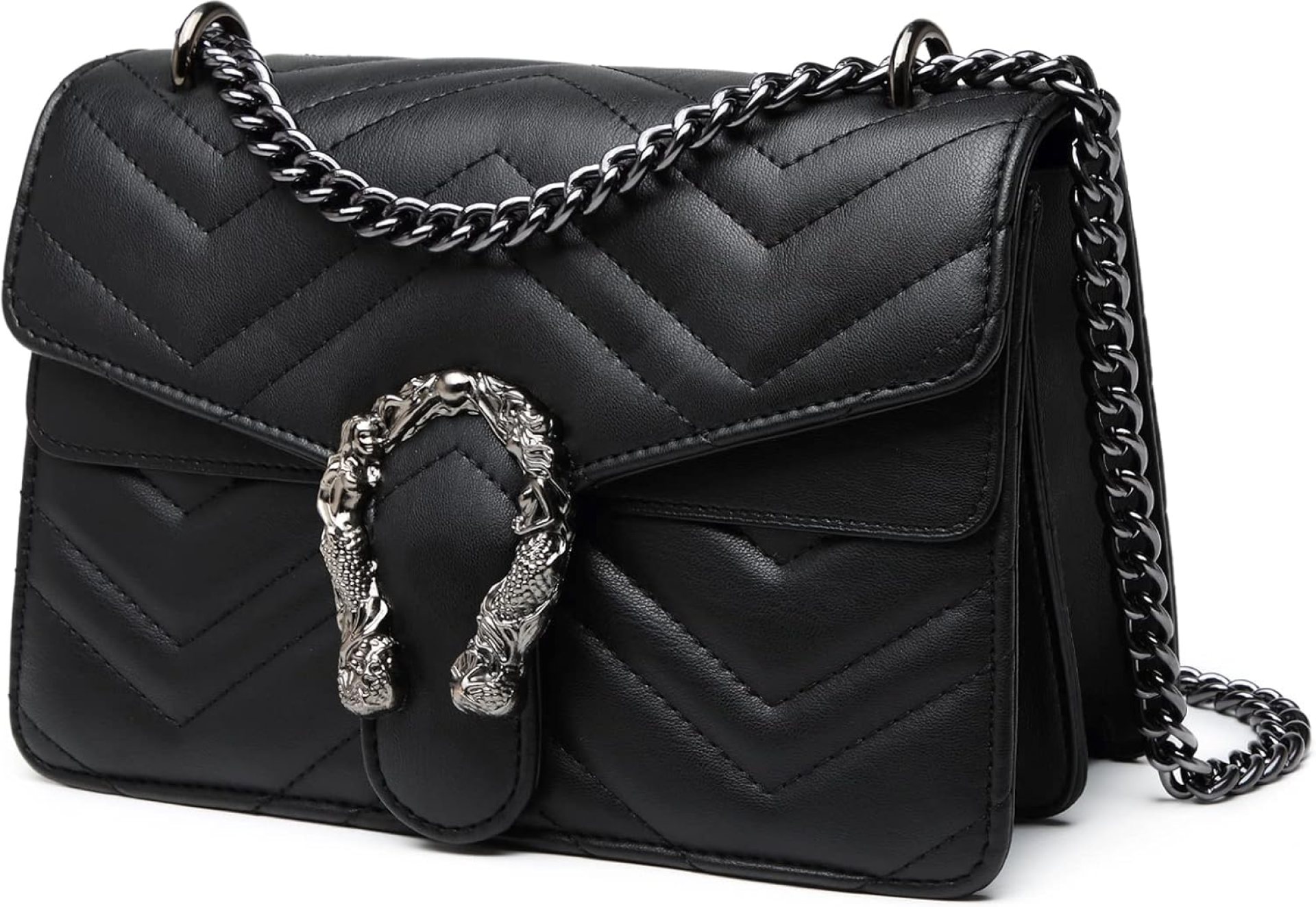 MYHOZEE Crossbody Bags for Women – Snake Printed Clutch Purses Leather Chain Shoulder Bags Evening Handbags MYHOZEE Crossbody Bags for Women – Snake Printed Clutch Purses Leather Chain Shoulder Bags Evening Handbags