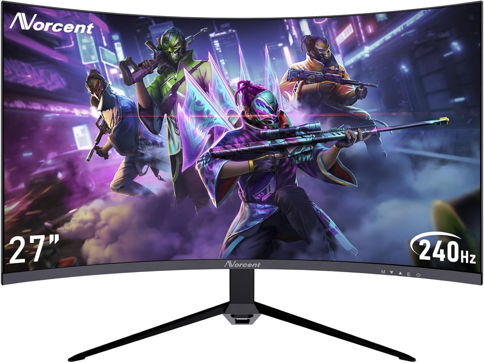 27-inch FHD VA Gaming Curved Monitor with Rainbow Lights, 240Hz Refresh Rate, Eye Care 1080P Display, FreeSync G-Sync Compatible, 1ms DisplayPort, HDMI, DP and Speakers 27-inch FHD VA Gaming Curved Monitor with Rainbow Lights, 240Hz Refresh Rate, Eye Care 1080P Display, FreeSync G-Sync Compatible, 1ms DisplayPort, HDMI, DP and Speakers