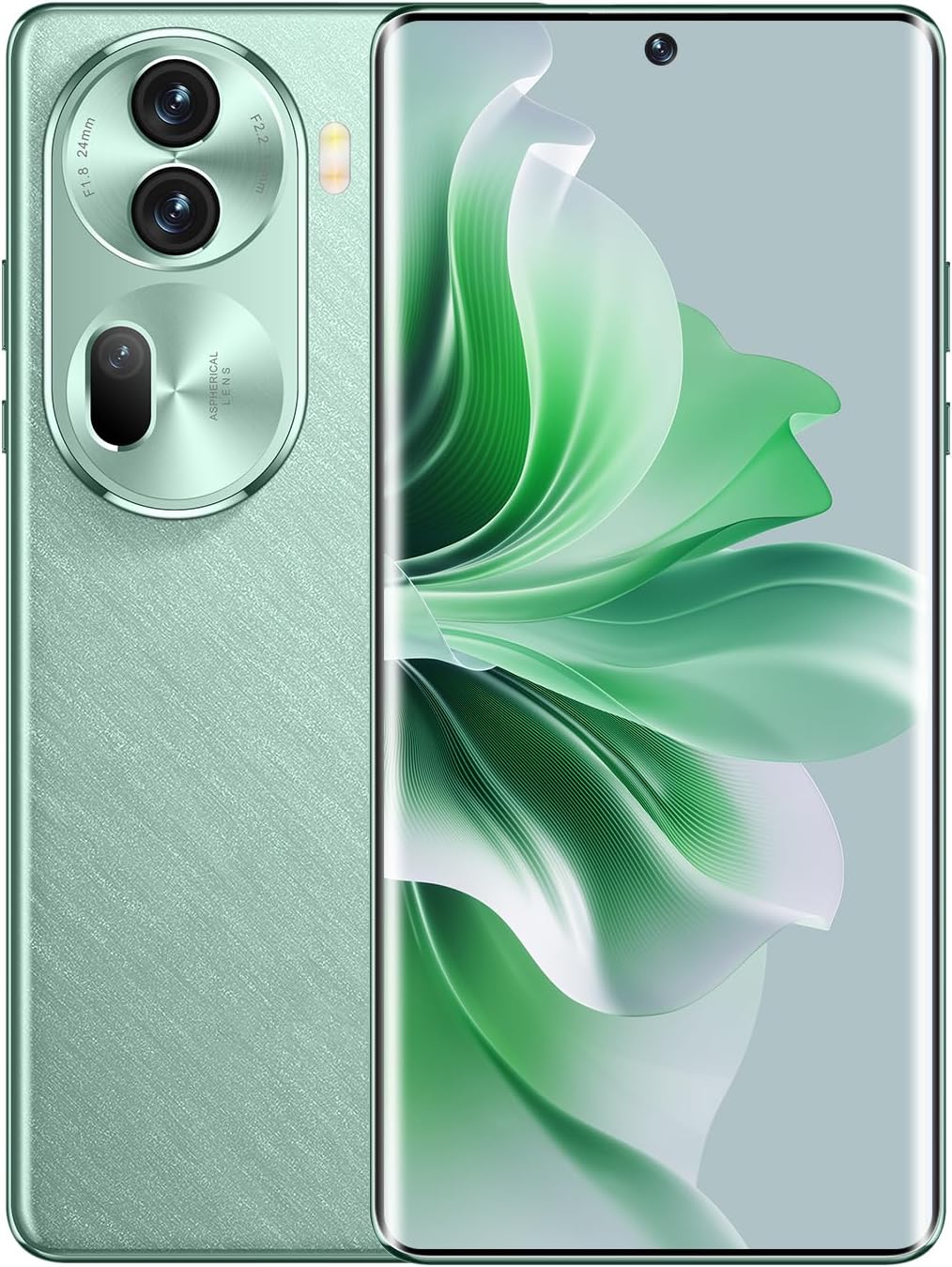 Reno 11 Pro Unlocked Android Phone 6.7-inch HD LCD Unlocked Cell Phone 8GB+256GB Android 13 Smartphone 6000 mAh Large Battery Unlocked Phone 50MP+13MP Camera 5G Dual SIM (4G, Jade Green) Reno 11 Pro Unlocked Android Phone 6.7-inch HD LCD Unlocked Cell Phone 8GB+256GB Android 13 Smartphone 6000 mAh Large Battery Unlocked Phone 50MP+13MP Camera 5G Dual SIM (4G, Jade Green)