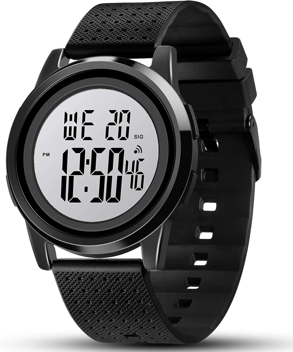 Mens Digital Watch Ultra-Thin Sports Waterproof Simple Watch Stainless Steel Wrist Watch for Men Women Mens Digital Watch Ultra-Thin Sports Waterproof Simple Watch Stainless Steel Wrist Watch for Men Women