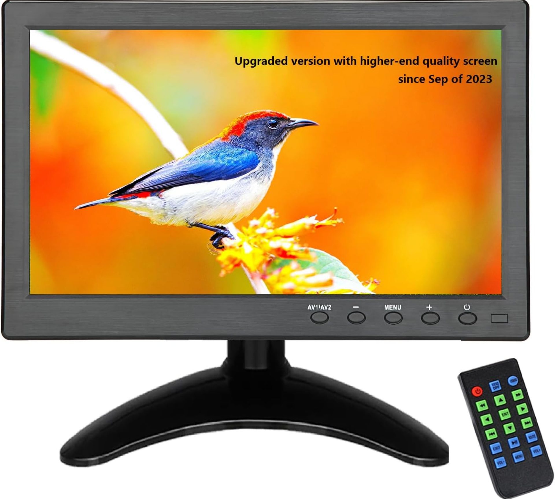 10 inch Portable HDMI Monitor Mini VGA Monitor Screen for PC/Camera/TV/Raspberry PI/Gaming; 1024×600 Pixel Support 1920x1080P Resolution; with Dual Speakers and USB Port 10 inch Portable HDMI Monitor Mini VGA Monitor Screen for PC/Camera/TV/Raspberry PI/Gaming; 1024×600 Pixel Support 1920x1080P Resolution; with Dual Speakers and USB Port
