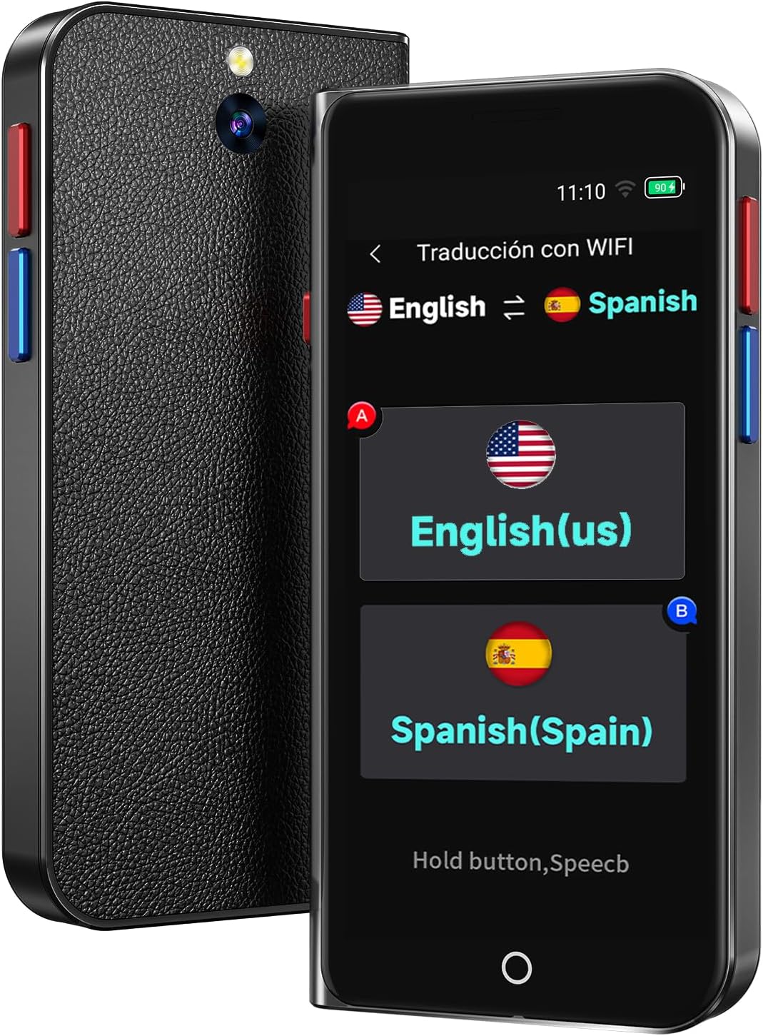 Language Translator Device, VORMOR ChatGpt AI Translator, Two Way Real-Time Voice Spainish English Translation, Support 138 Languages, Offline&Recording&Photo Translation for Travel Business Learning Language Translator Device, VORMOR ChatGpt AI Translator, Two Way Real-Time Voice Spainish English Translation, Support 138 Languages, Offline&Recording&Photo Translation for Travel Business Learning
