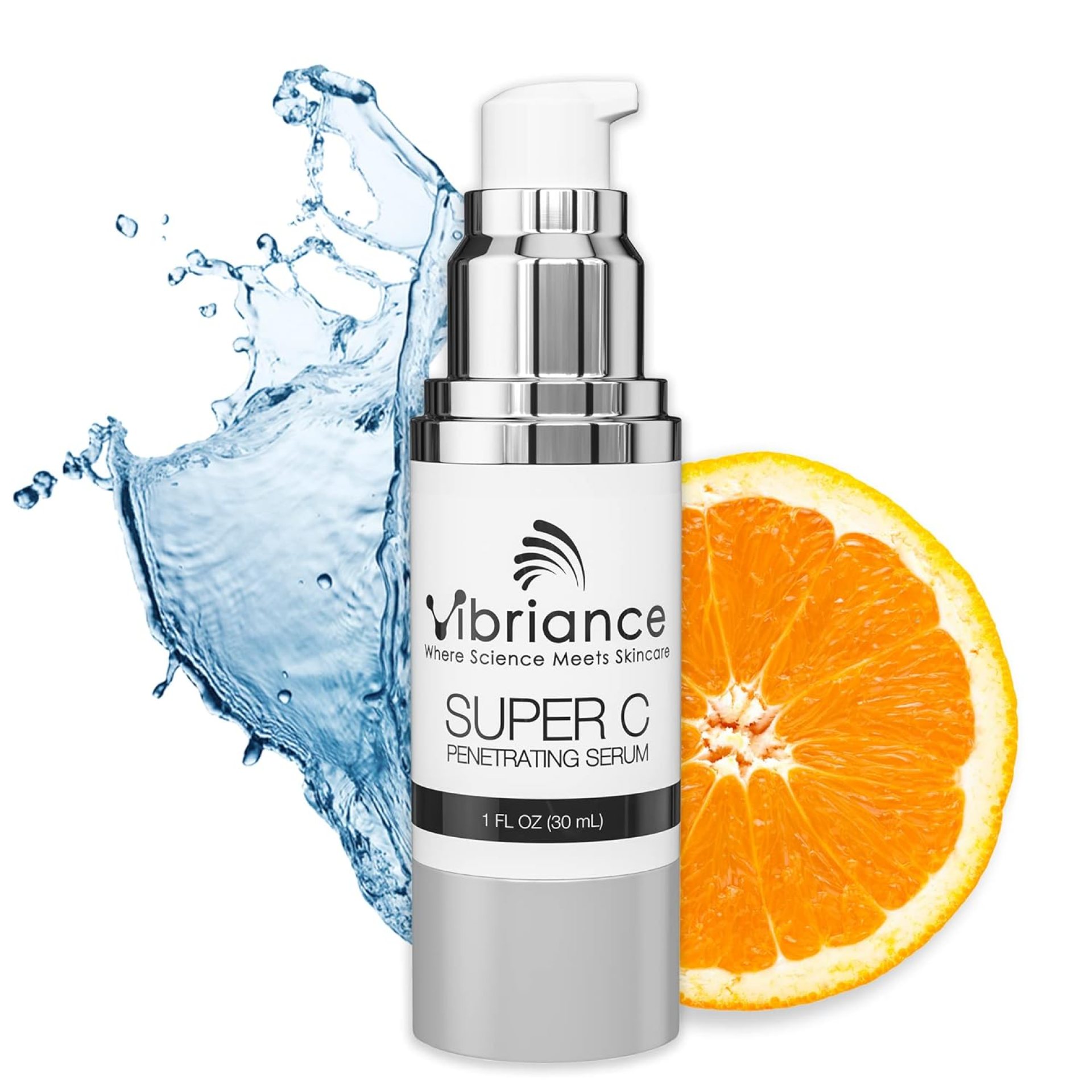 Vibriance Super C Serum for Mature Skin, Made in USA, All-in-One Vitamin Formula Hydrates, Firms, Lifts, Smooths, Targets Age Spots, Wrinkles, 1 fl oz Vibriance Super C Serum for Mature Skin, Made in USA, All-in-One Vitamin Formula Hydrates, Firms, Lifts, Smooths, Targets Age Spots, Wrinkles, 1 fl oz