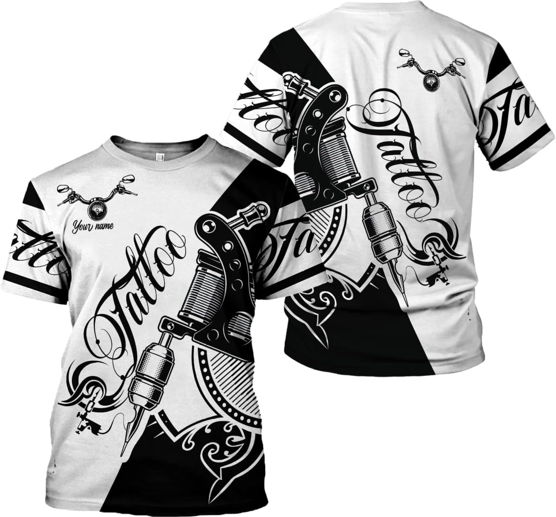 Personalized Motobike Tattoo Artist Shirt Men Women Custom Name Tattoo Motobike Shirts Tattoo Equipment Shirt Gifts for Men Personalized Motobike Tattoo Artist Shirt Men Women Custom Name Tattoo Motobike Shirts Tattoo Equipment Shirt Gifts for Men