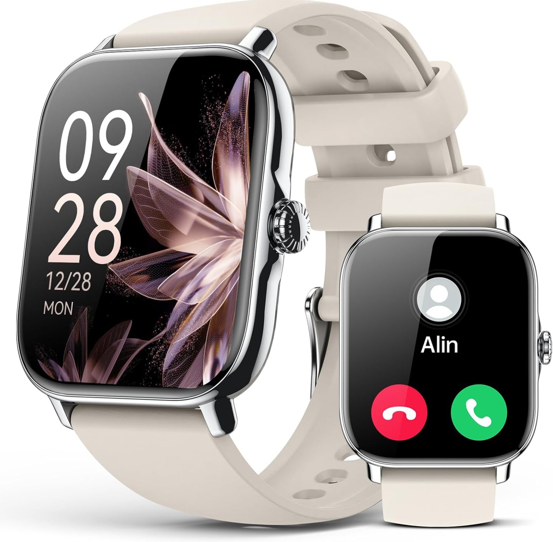 Smart Watch for Women Men- Answer/Make Call, 2025 1.91” IP68 Waterproof Fitness Step Sleep Tracker Watch with Heart Rate Monitor Activity Counter Smartwatch for Andriod iPhone iOS Samsung Compatible Smart Watch for Women Men- Answer/Make Call, 2025 1.91” IP68 Waterproof Fitness Step Sleep Tracker Watch with Heart Rate Monitor Activity Counter Smartwatch for Andriod iPhone iOS Samsung Compatible