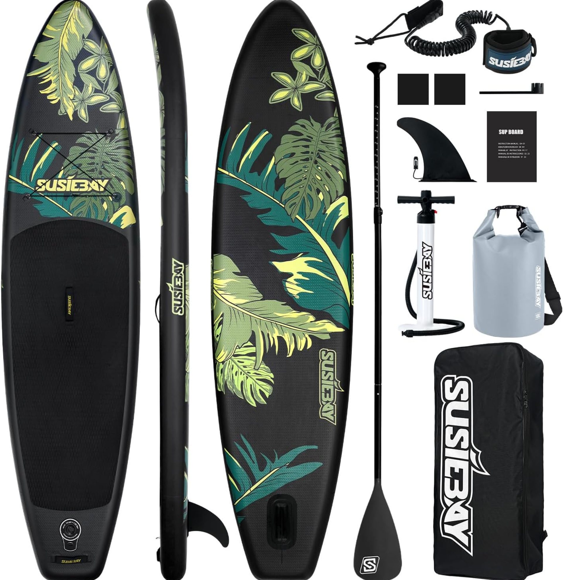 Inflatable Stand Up Paddle Board, 11ft Paddle Board for Adults & Youth, Durable SUP Accessories with Non-Slip Deck, Dual Hand Pump,10L Dry Bag,108L Backpack Inflatable Stand Up Paddle Board, 11ft Paddle Board for Adults & Youth, Durable SUP Accessories with Non-Slip Deck, Dual Hand Pump,10L Dry Bag,108L Backpack