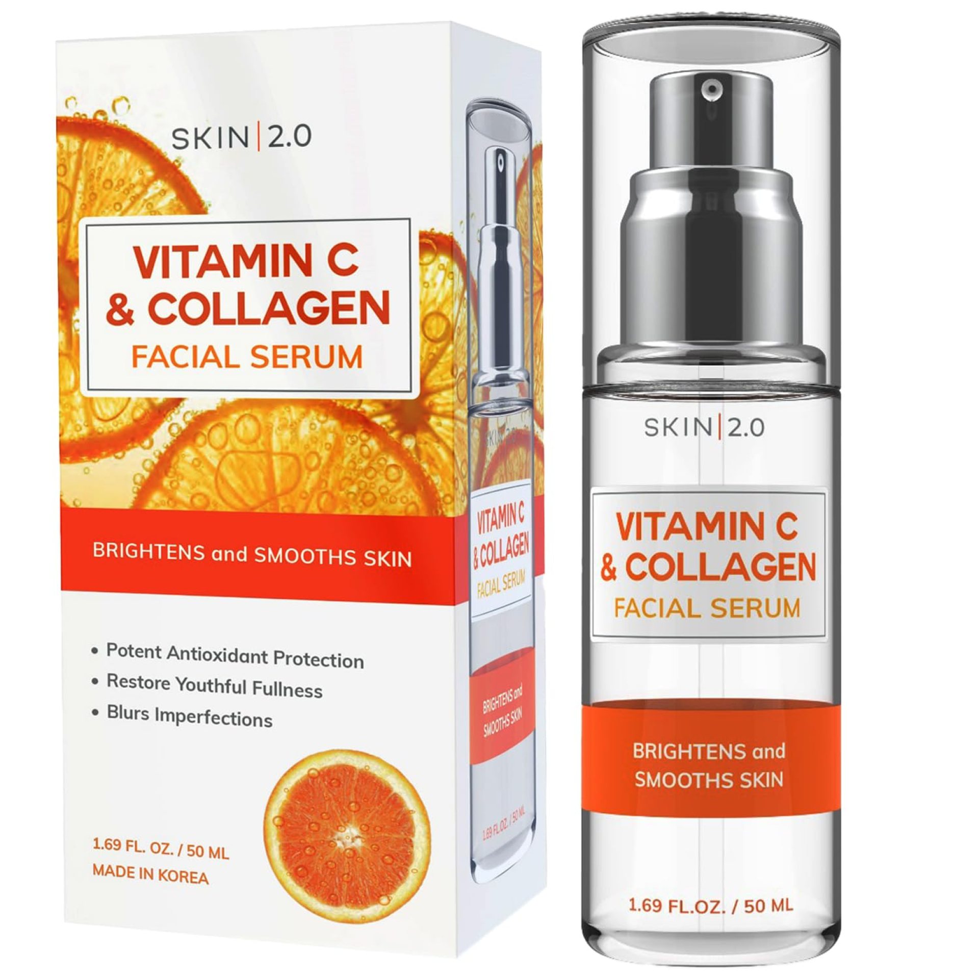 Vitamin C Serum – Dermatologist Tested, Anti-Aging & Dark Spot Remover – Brightening, Clean Beauty, Cruelty-Free, Korean Skincare for Glass Skin, All Skin Types – 1.69 Fl. oz Vitamin C Serum – Dermatologist Tested, Anti-Aging & Dark Spot Remover – Brightening, Clean Beauty, Cruelty-Free, Korean Skincare for Glass Skin, All Skin Types – 1.69 Fl. oz