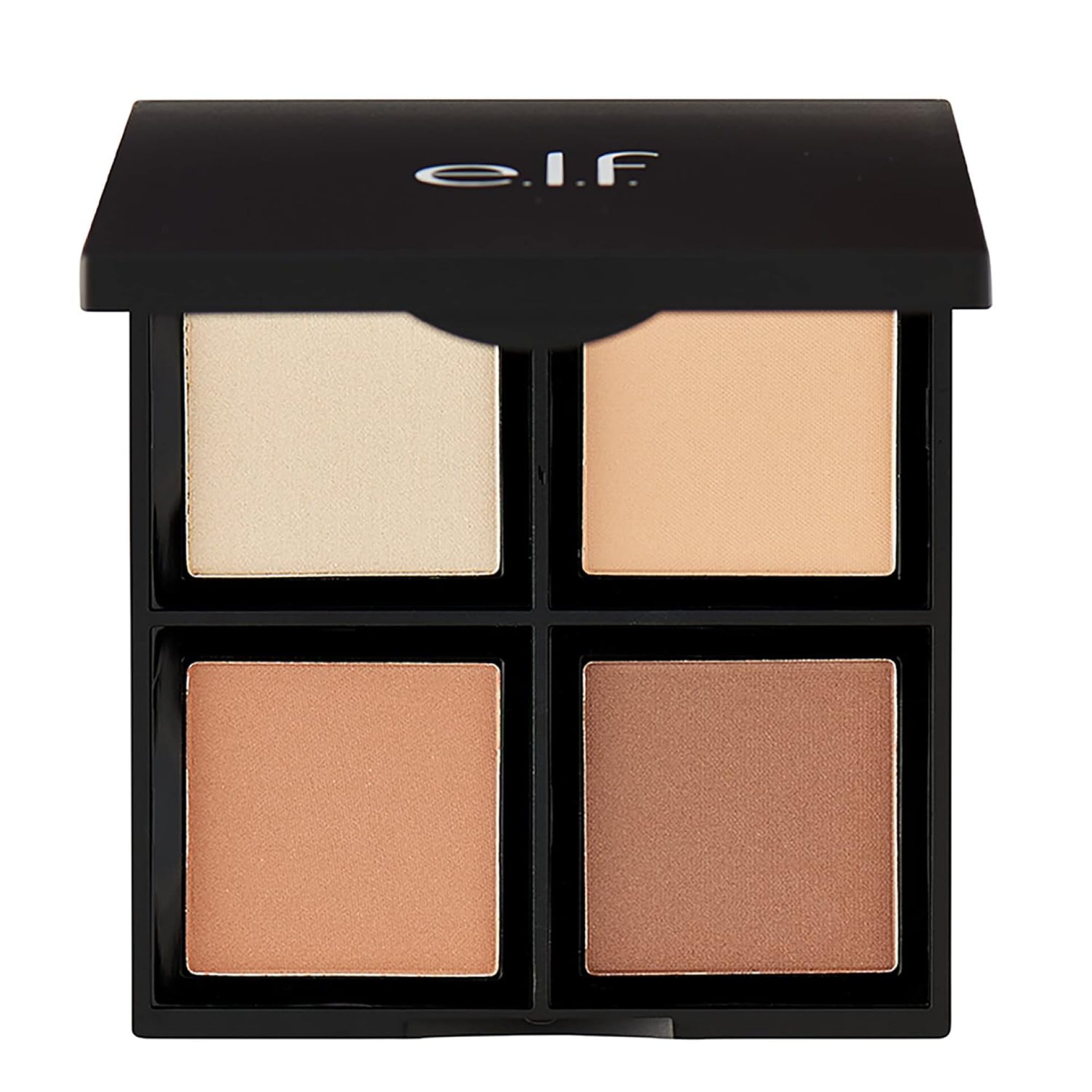 e.l.f. Contour Palette, 4 Shades, Customizable, Easy to Apply, Sculpts, Shades, Brightens, Light/Medium, Infused with Vitamin E, All-Day Wear, 0.56 Oz e.l.f. Contour Palette, 4 Shades, Customizable, Easy to Apply, Sculpts, Shades, Brightens, Light/Medium, Infused with Vitamin E, All-Day Wear, 0.56 Oz
