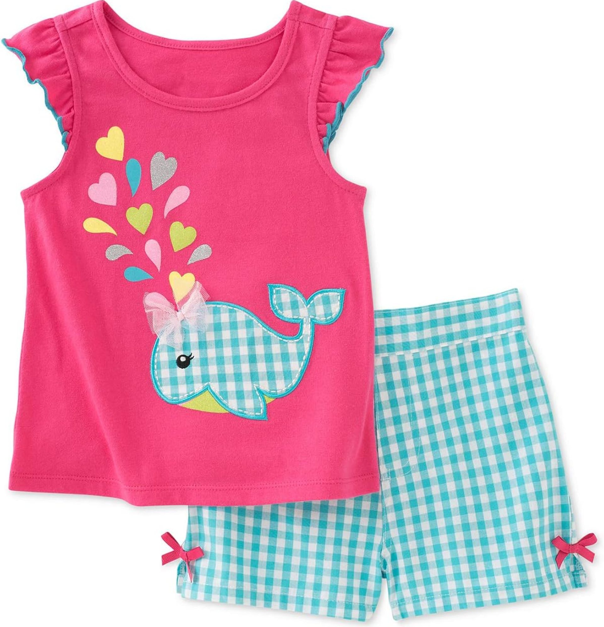 Bumeex Toddler Girls Summer Outfit Cotton Top and Shorts Clothing Set Bumeex Toddler Girls Summer Outfit Cotton Top and Shorts Clothing Set