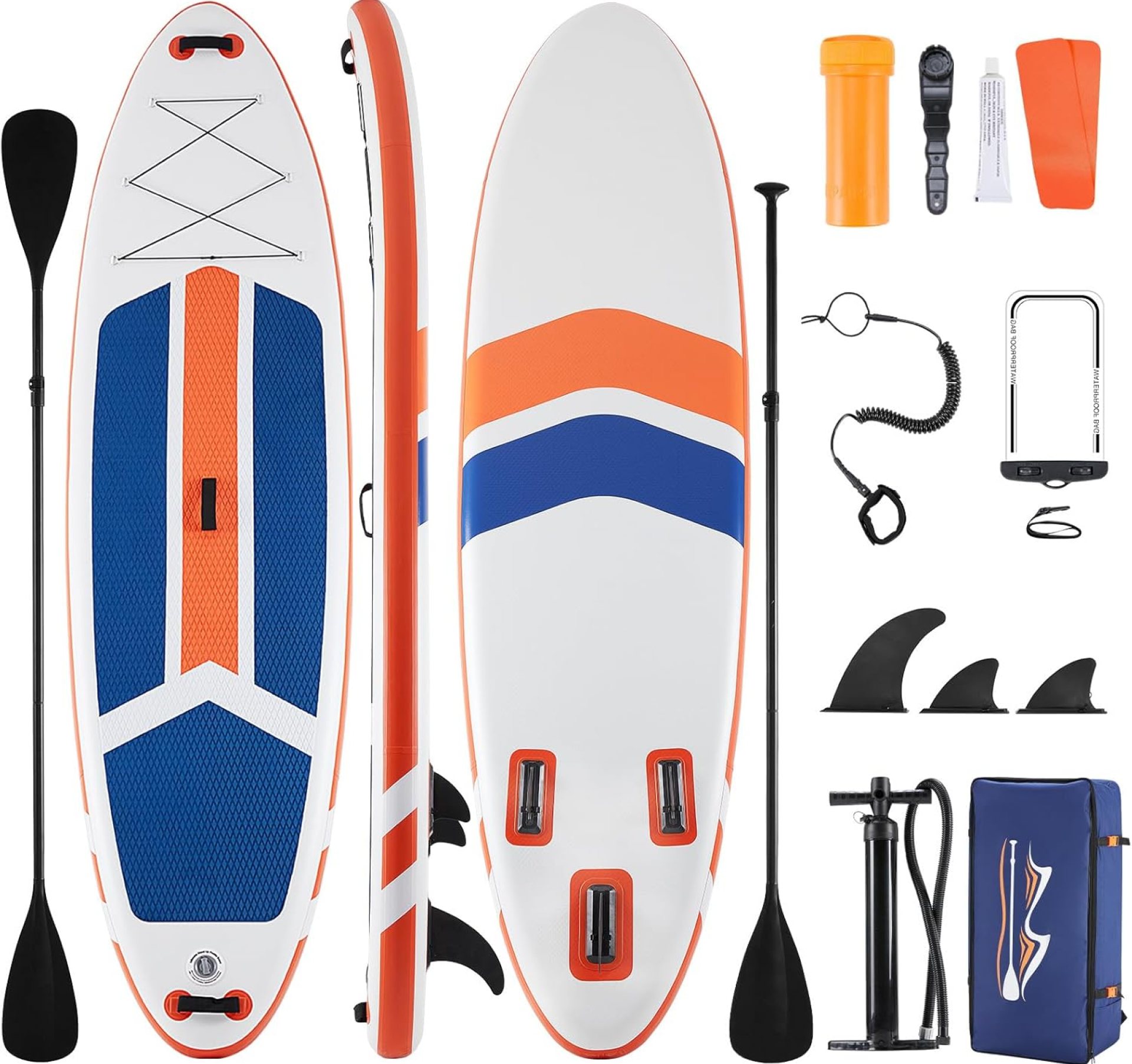 Inflatable Paddle Board,Ultra-Light Stand Up Paddle Board with Premium SUP Paddleboard Accessories,Wide Stable Anti-Slip EVA Deck Design Blow Up Surfboard for Youth&Adults of All Skill Levels Inflatable Paddle Board,Ultra-Light Stand Up Paddle Board with Premium SUP Paddleboard Accessories,Wide Stable Anti-Slip EVA Deck Design Blow Up Surfboard for Youth&Adults of All Skill Levels