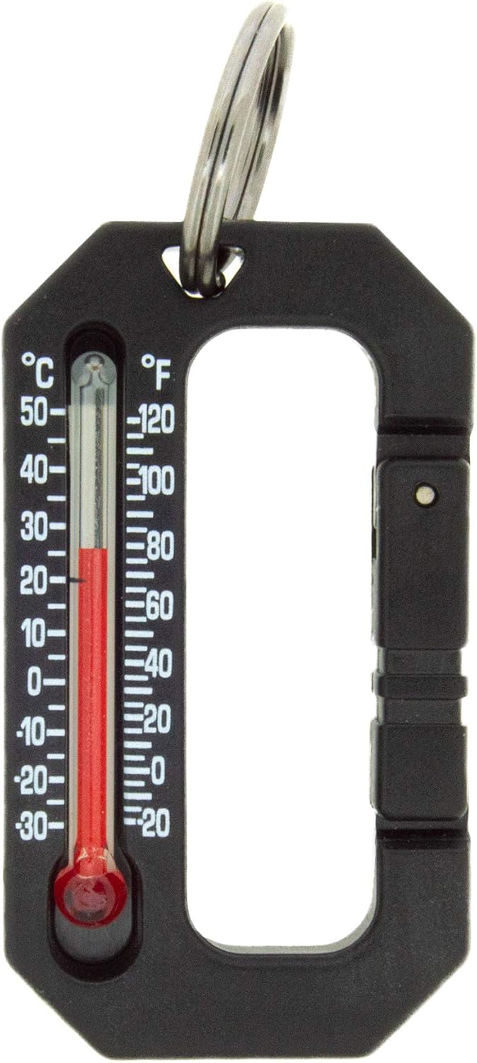 Sun Company HikeHitch 1 – Thermometer Carabiner | Camping, Hiking, & Backpacking Accessory Sun Company HikeHitch 1 – Thermometer Carabiner | Camping, Hiking, & Backpacking Accessory