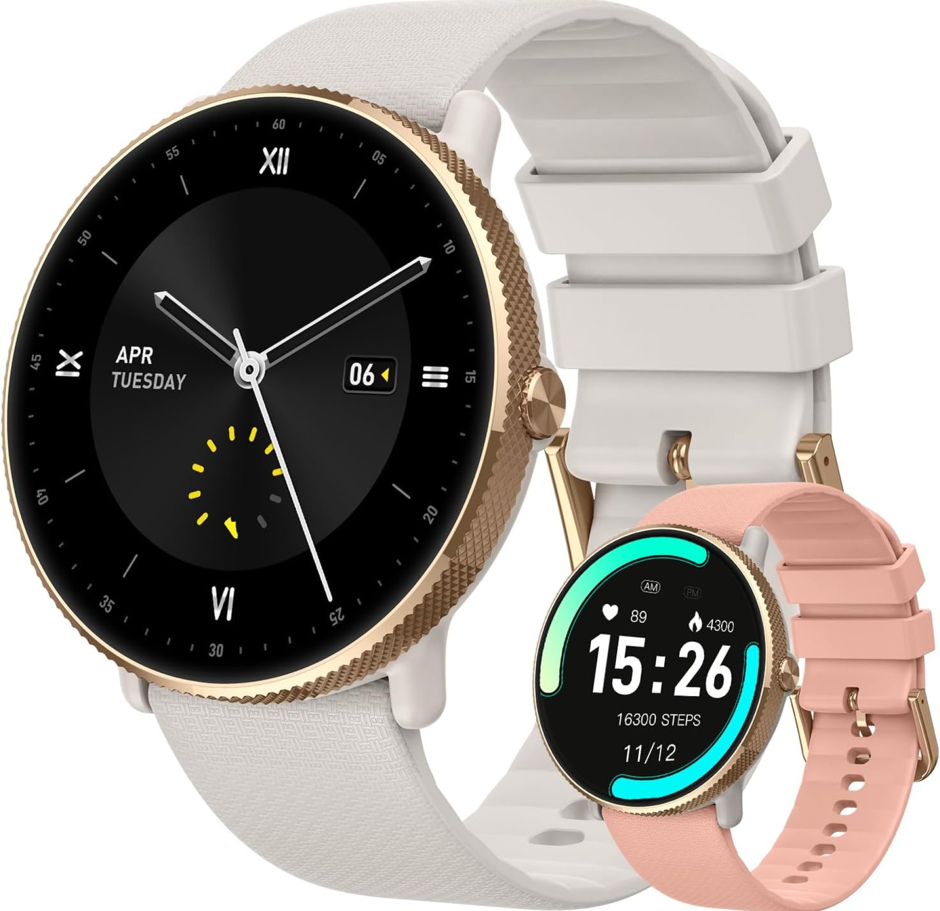Smart Watch for Women Fitness Tracker: Make/Answer Call Smart Watches for Women Waterproof Digital Mens Watches Running Smartwatch Android Phone iPhone Samsung Compatible Heart Rate Monitor Step Smart Watch for Women Fitness Tracker: Make/Answer Call Smart Watches for Women Waterproof Digital Mens Watches Running Smartwatch Android Phone iPhone Samsung Compatible Heart Rate Monitor Step