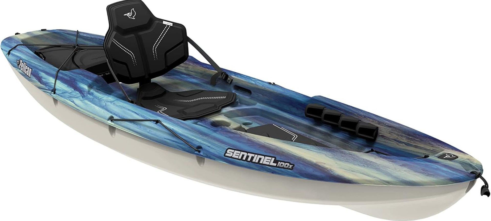 Pelican Sentinel 100X- Sit-on-top Kayak – Recreational One Person Kayak – 10 ft Pelican Sentinel 100X- Sit-on-top Kayak – Recreational One Person Kayak – 10 ft