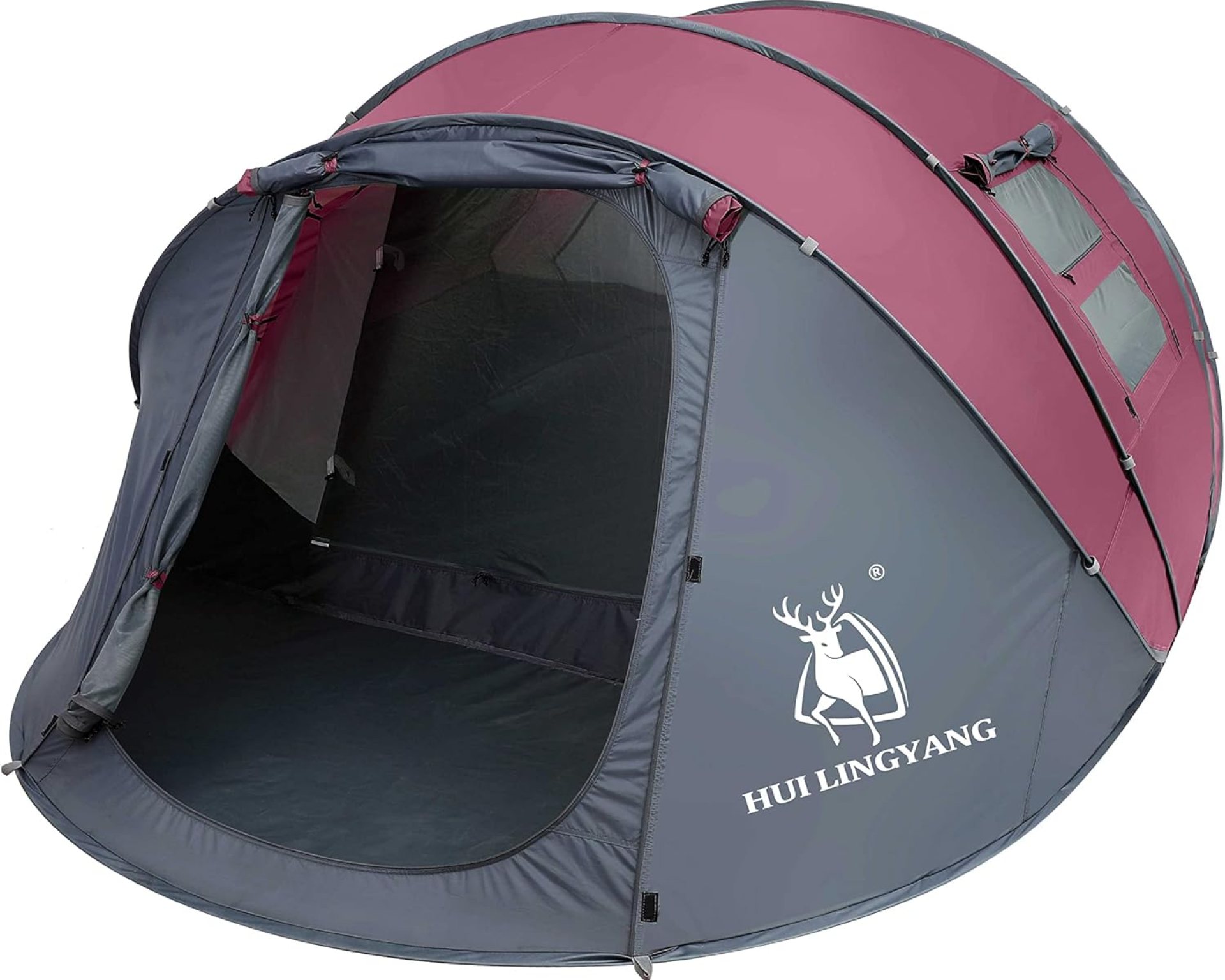6 Person Easy Pop Up Tent,12.5’ x 8.5‘ x53.5,Automatic Setup,Waterproof, Double Layer,Instant Family Tents for Camping,Hiking & Traveling 6 Person Easy Pop Up Tent,12.5’ x 8.5‘ x53.5,Automatic Setup,Waterproof, Double Layer,Instant Family Tents for Camping,Hiking & Traveling