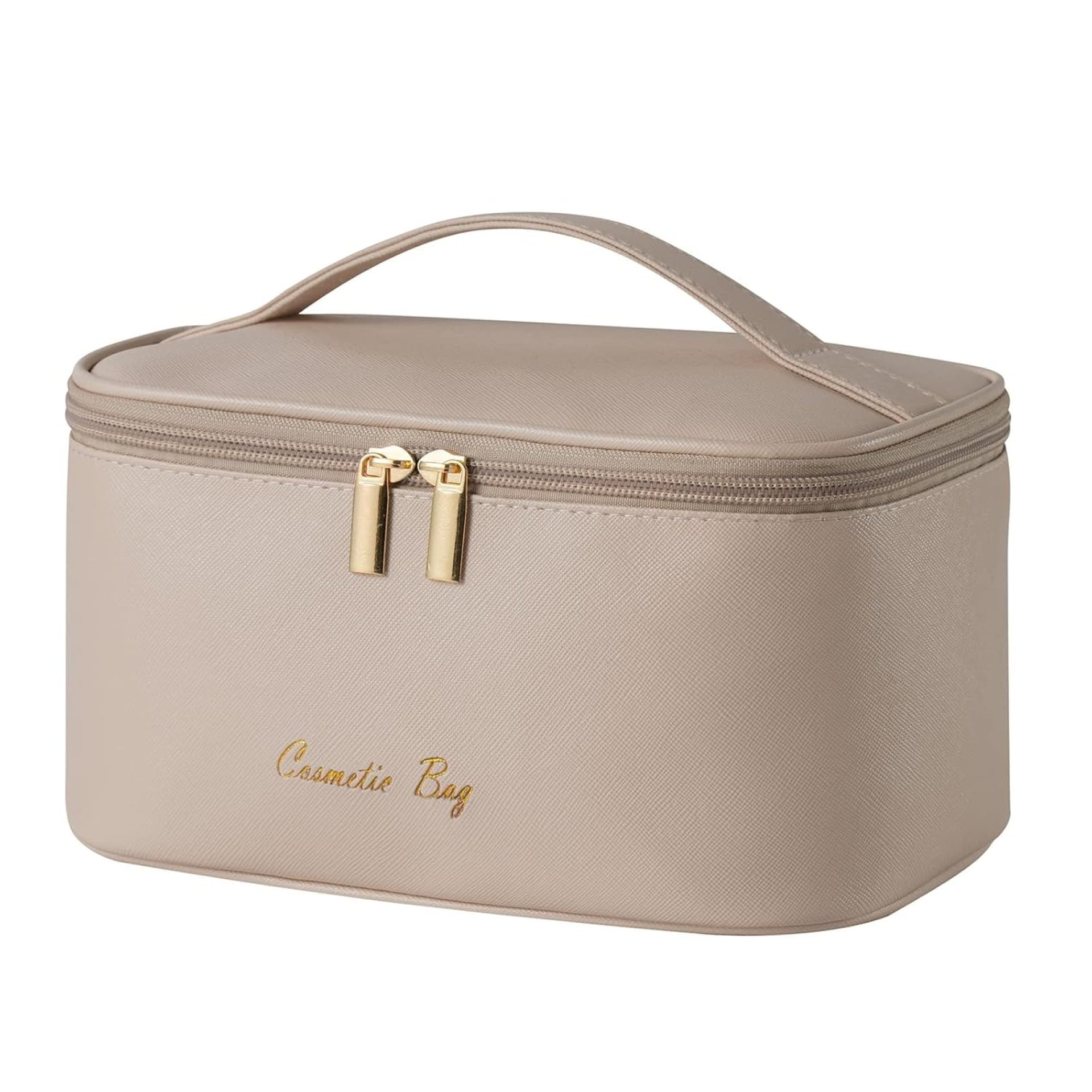 KITENROM Nature Makeup Bag,Premium Travel Makeup Organizer, Ideal Cosmetic Brush Bags Case for Women (Light Khaki) KITENROM Nature Makeup Bag,Premium Travel Makeup Organizer, Ideal Cosmetic Brush Bags Case for Women (Light Khaki)