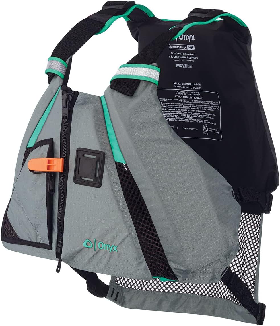Onyx MoveVent Dynamic USCGA Kayak & Paddle Sports Life Vest Onyx MoveVent Dynamic USCGA Kayak & Paddle Sports Life Vest