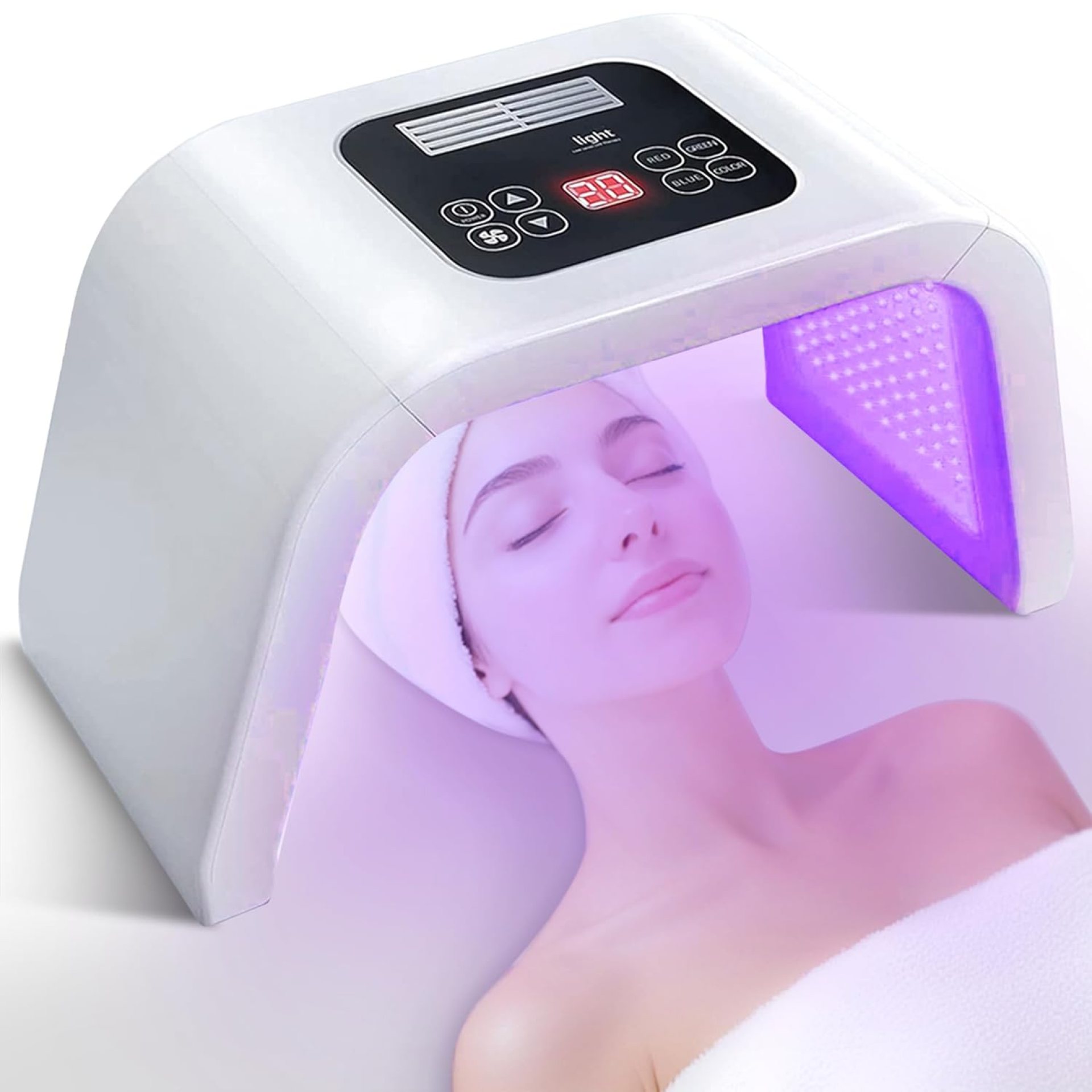 Led-Face-Tool,LED Light Therapy Facial Mask,7 in 1 Beauty Equipment for Skin Care at Home Led-Face-Tool,LED Light Therapy Facial Mask,7 in 1 Beauty Equipment for Skin Care at Home