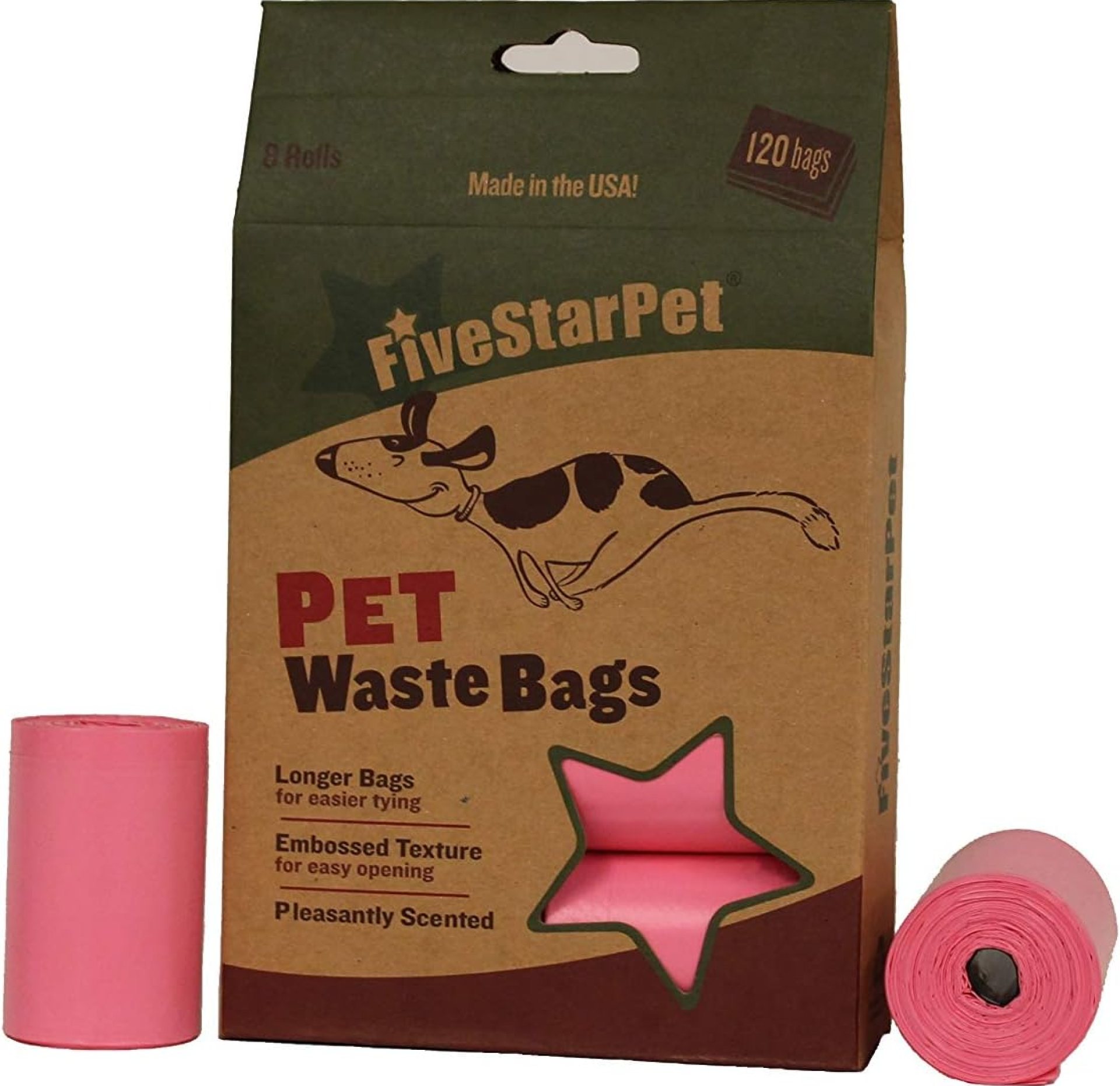 9″ x 14.25″ Made in USA Easy Open Poop Bags Dog Waste Bags, 8 Refill Rolls, 120 Bags 9″ x 14.25″ Made in USA Easy Open Poop Bags Dog Waste Bags, 8 Refill Rolls, 120 Bags