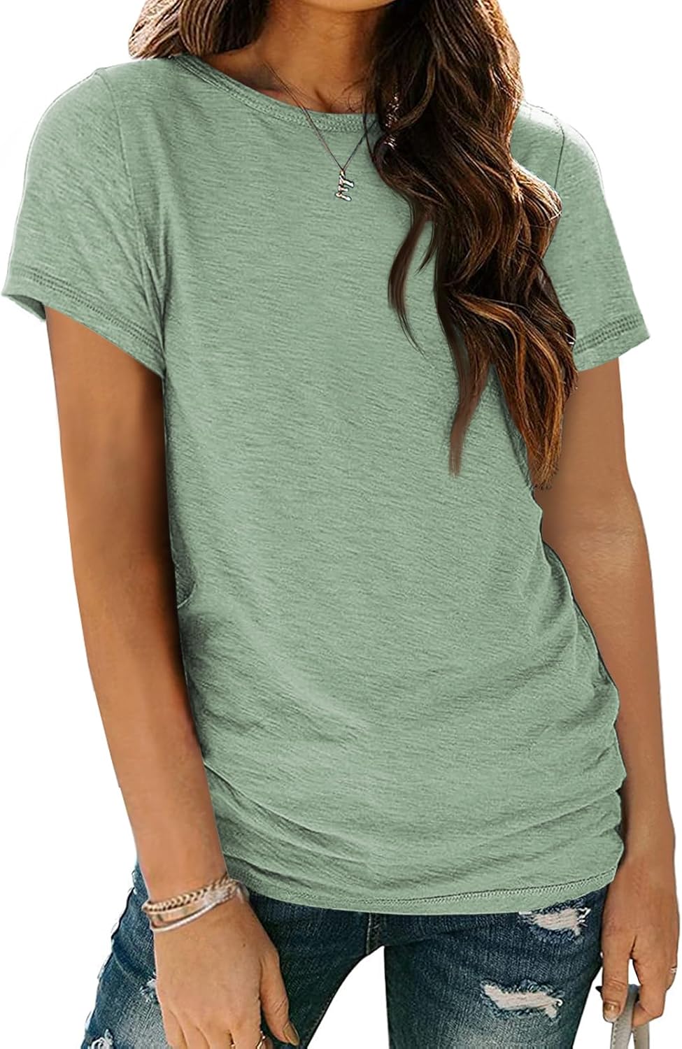 AUTOMET Summer Spring Shirts for Women Tops Short Sleeve Plus Size Workout Tshirts Fashion Casual Tee Clothes 2025 Trendy AUTOMET Summer Spring Shirts for Women Tops Short Sleeve Plus Size Workout Tshirts Fashion Casual Tee Clothes 2025 Trendy