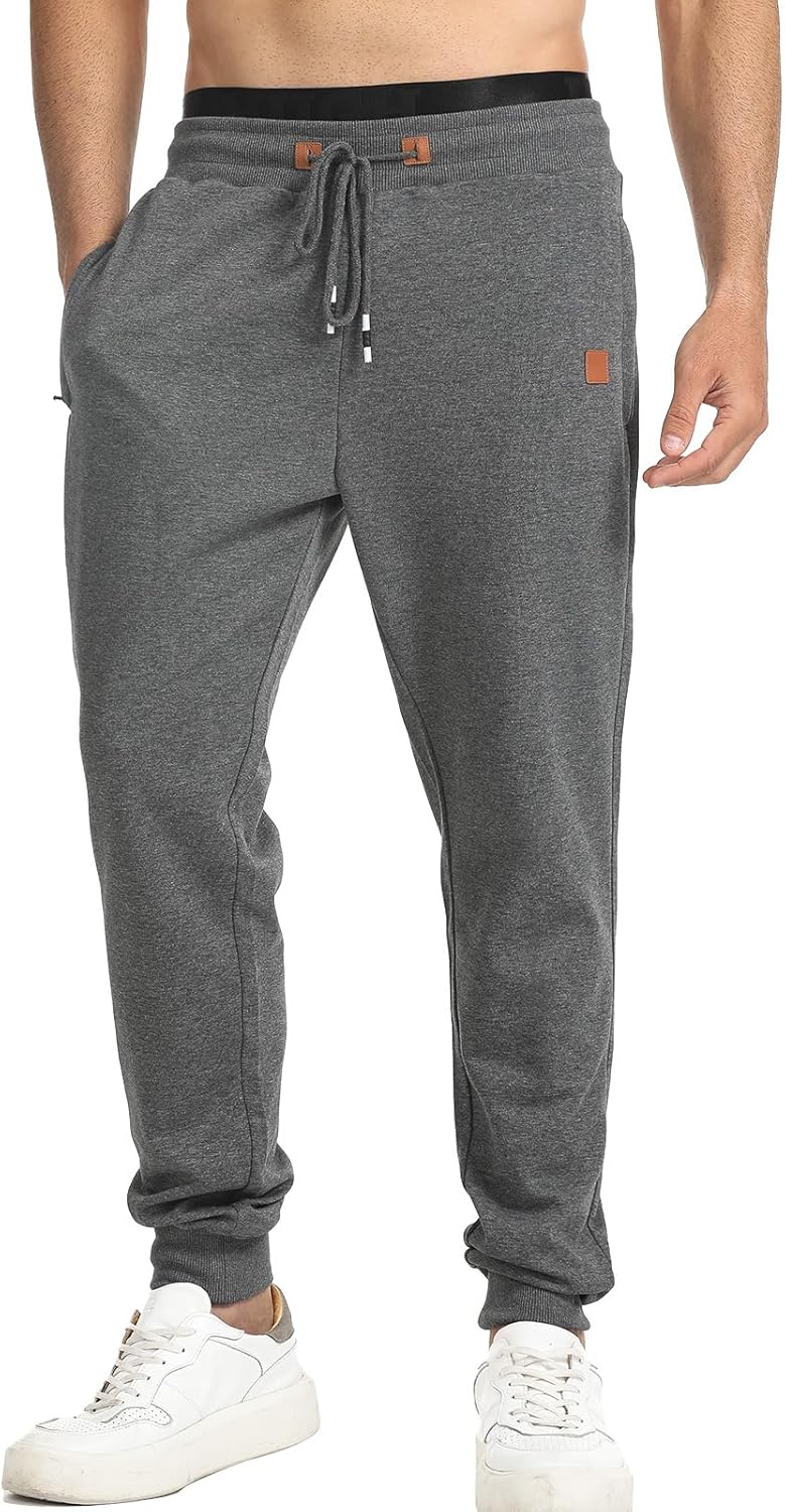 Surenow Men’s Athletic Sweatpants Active Workout Jogger Pants for Men with Pockets Tapered Drawstring Gym Running Track Pants Surenow Men’s Athletic Sweatpants Active Workout Jogger Pants for Men with Pockets Tapered Drawstring Gym Running Track Pants