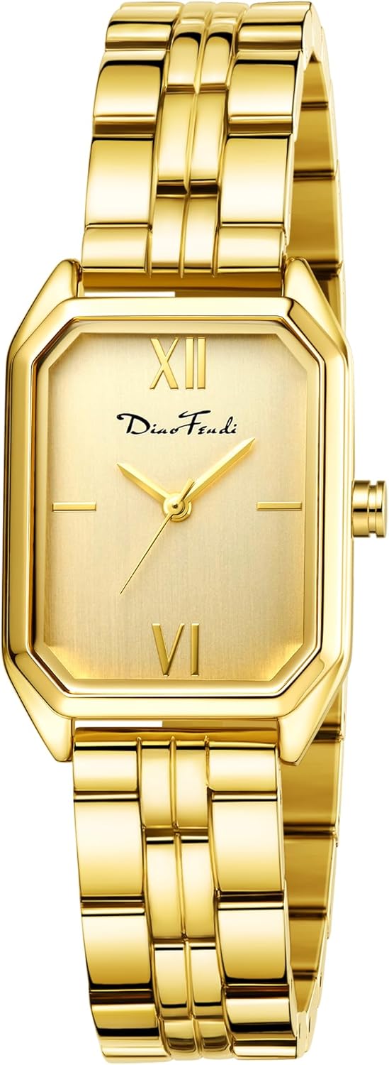 Diaofendi Women’s Petite Gold Watch,Dress Analog Waterproof, Stainless Steel Bracelet Watches for Women Diaofendi Women’s Petite Gold Watch,Dress Analog Waterproof, Stainless Steel Bracelet Watches for Women