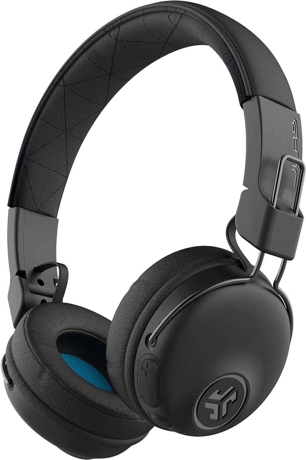 JLab Studio Wireless On-Ear Headphones, Black, 30+ Hour Bluetooth 5 Playtime, EQ3 Sound, Ultra-Plush Faux Leather & Cloud Foam Cushions, Track and Volume Controls JLab Studio Wireless On-Ear Headphones, Black, 30+ Hour Bluetooth 5 Playtime, EQ3 Sound, Ultra-Plush Faux Leather & Cloud Foam Cushions, Track and Volume Controls