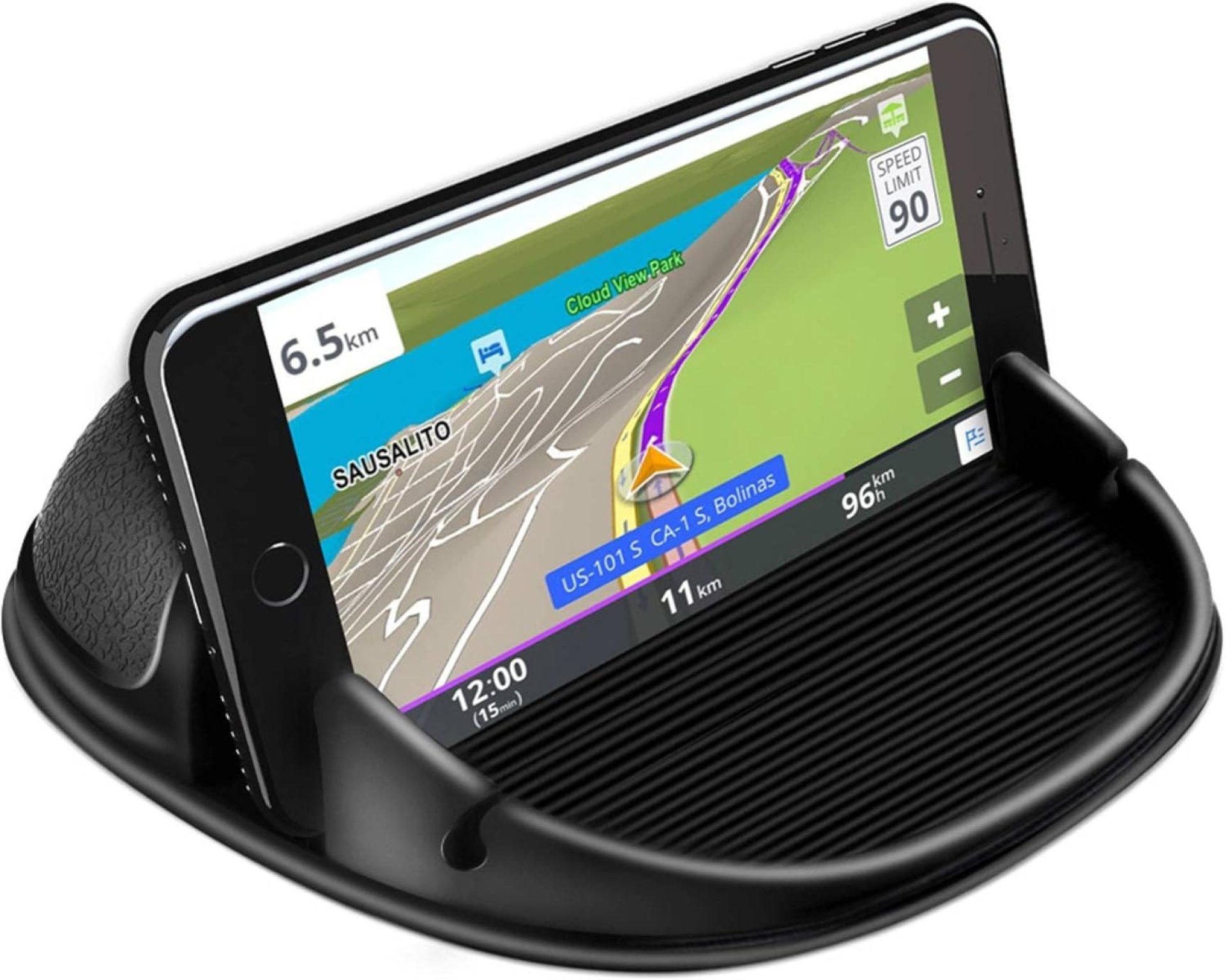 Loncaster Car Phone Holder, Car Phone Mount Silicone Car Pad Mat for Various Dashboards, Slip Free Desk Phone Stand Compatible with iPhone, Samsung, Android Smartphones, GPS Devices and More, Black Loncaster Car Phone Holder, Car Phone Mount Silicone Car Pad Mat for Various Dashboards, Slip Free Desk Phone Stand Compatible with iPhone, Samsung, Android Smartphones, GPS Devices and More, Black