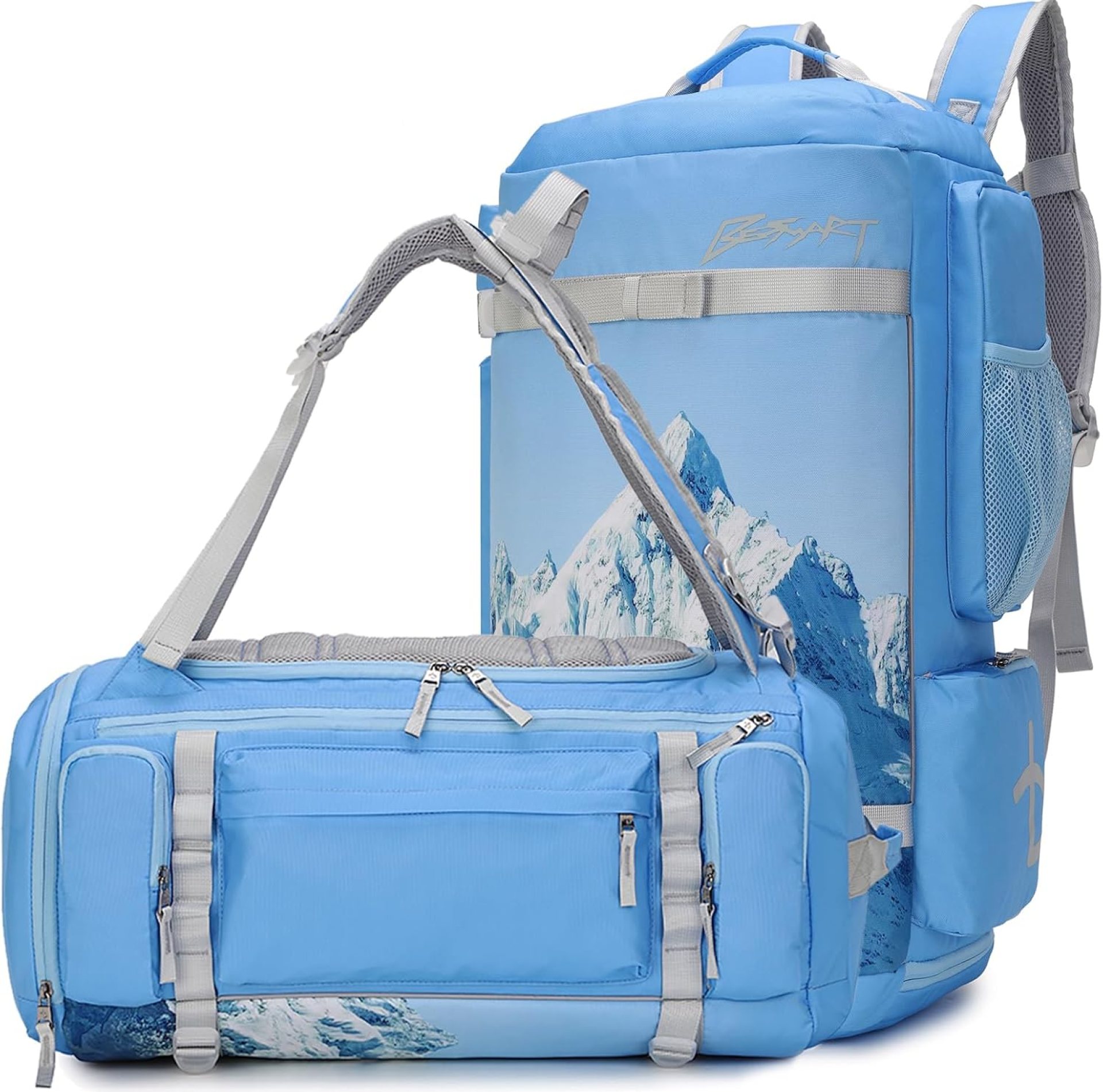 BE SMART 50L Extra Large Gym Backpack for Men, Big Gym Bag with Shoes Compartment, Waterproof Heavy Duty Duffel Bags, Men’s Workout Backpacks for Outdoor Sport,Hiking,Camping,Travel BE SMART 50L Extra Large Gym Backpack for Men, Big Gym Bag with Shoes Compartment, Waterproof Heavy Duty Duffel Bags, Men’s Workout Backpacks for Outdoor Sport,Hiking,Camping,Travel