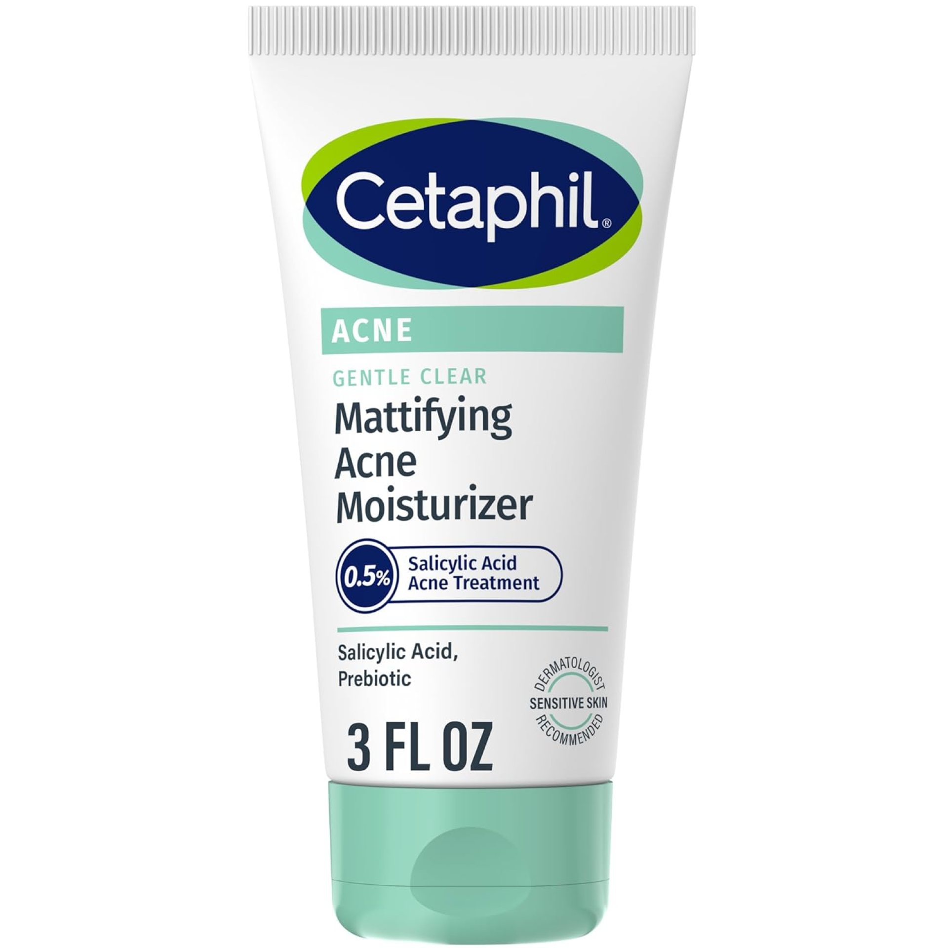 Cetaphil Face Moisturizer, Gentle Clear Mattifying Acne Moisturizer With 0.5% Salicylic Acid, Hydrates and Treats Sensitive Acne Prone Skin, Skin Care for Sensitive Skin, 3oz Cetaphil Face Moisturizer, Gentle Clear Mattifying Acne Moisturizer With 0.5% Salicylic Acid, Hydrates and Treats Sensitive Acne Prone Skin, Skin Care for Sensitive Skin, 3oz
