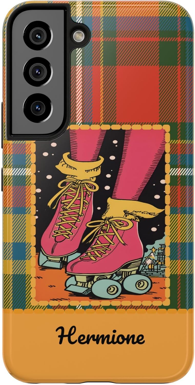 Personalized Hot Pink Roller Skates Tough Phone Case – Custom Phone Cover, Compatible with Popular & Latest Smartphones Personalized Hot Pink Roller Skates Tough Phone Case – Custom Phone Cover, Compatible with Popular & Latest Smartphones