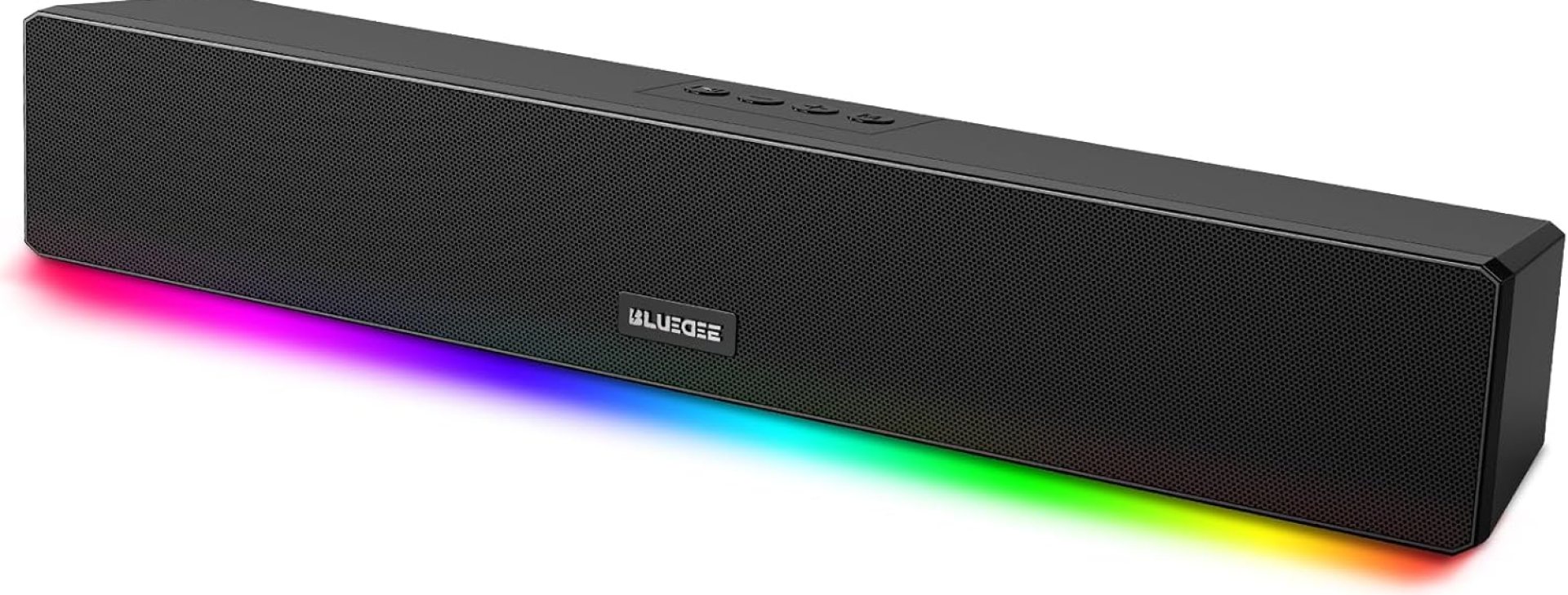 Bluedee Computer Speakers for Desktop PC, HiFi Stereo Bluetooth Speaker, 3.5mm Aux-in Wired PC Speakers, USB Powered Computer Sound Bar Compatible with PCs, Laptops, Tablet, Phones and USB Drivers Bluedee Computer Speakers for Desktop PC, HiFi Stereo Bluetooth Speaker, 3.5mm Aux-in Wired PC Speakers, USB Powered Computer Sound Bar Compatible with PCs, Laptops, Tablet, Phones and USB Drivers