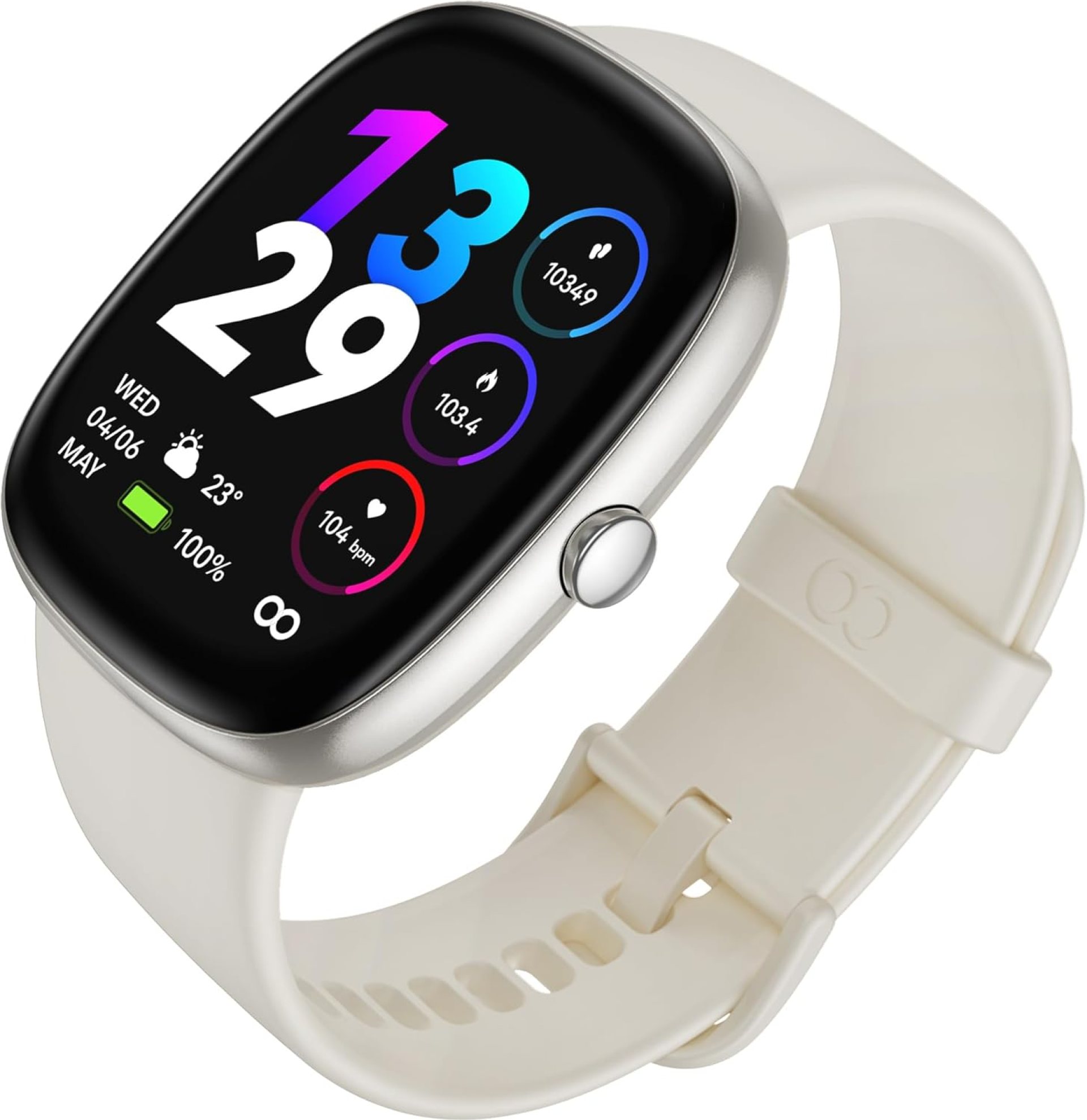 Health Fitness Tracker, 24/7 Heart Rate/SpO2/Sleep Monitor, 1.69” Activity Trackers with Pedometer, Calories & Step Counter, Fitness Smart Watches for Women Men (Cornsilk) Health Fitness Tracker, 24/7 Heart Rate/SpO2/Sleep Monitor, 1.69” Activity Trackers with Pedometer, Calories & Step Counter, Fitness Smart Watches for Women Men (Cornsilk)