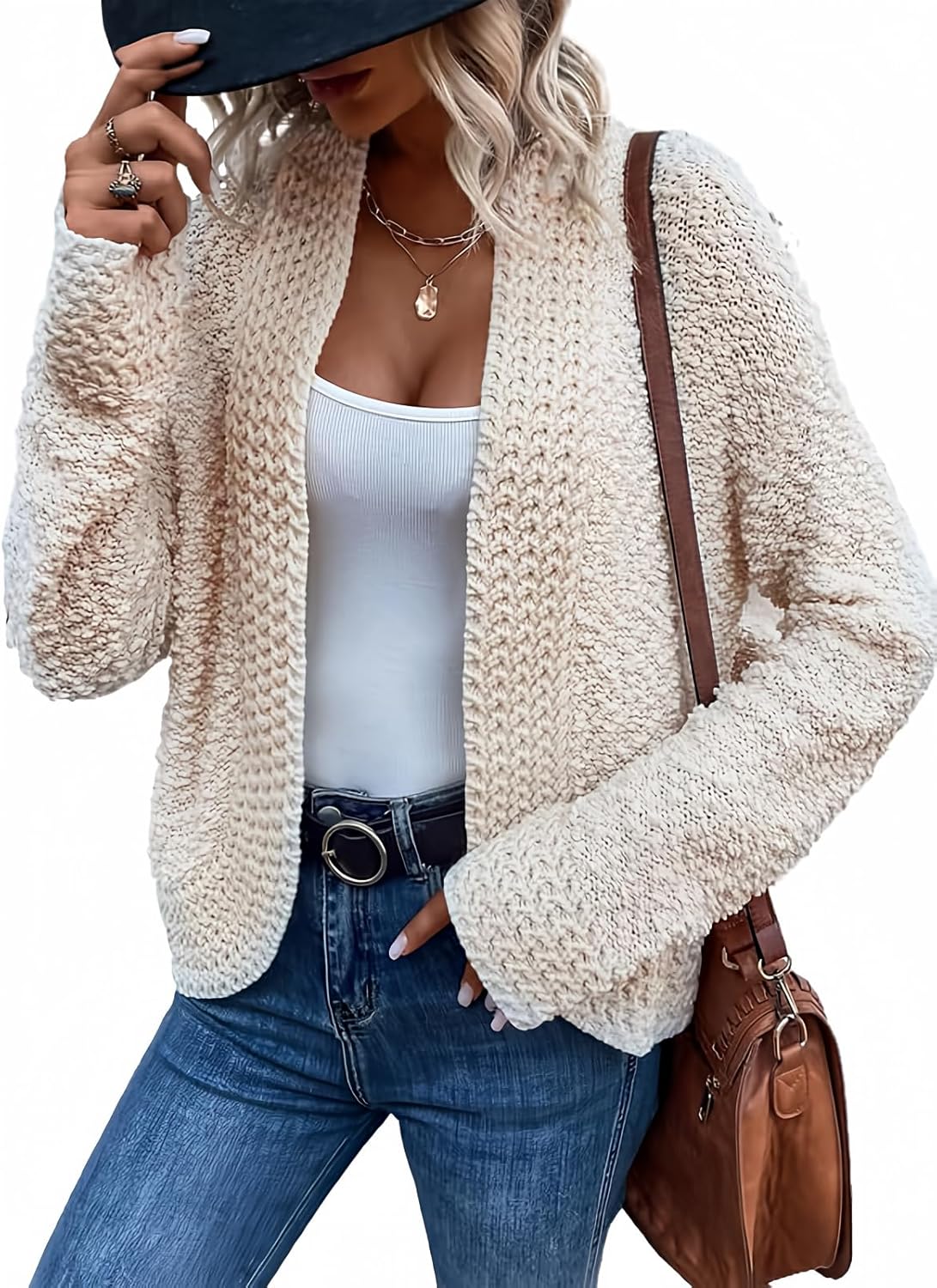 Dokotoo Women’s 2025 Fashion Casual Open Front Long Sleeve Chunky Knit Cardigans Sweaters Outerwear Coats Dokotoo Women’s 2025 Fashion Casual Open Front Long Sleeve Chunky Knit Cardigans Sweaters Outerwear Coats