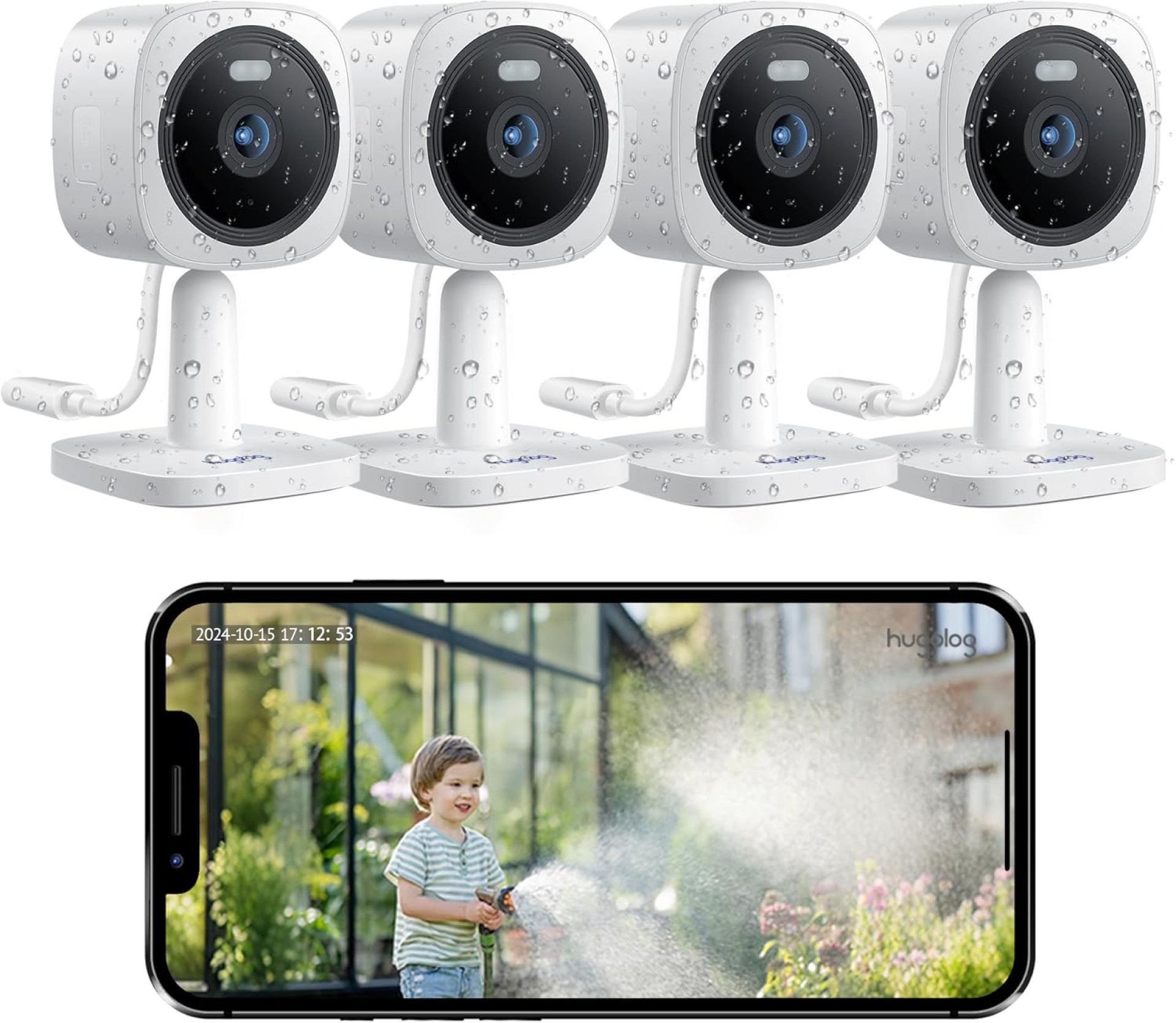 Hugolog 3K 5MP Outdoor Indoor Security Cameras for Home Security, Home Camera with Starlight Color Night Vision,Built-in Spotlight,Motion Detection,2-Way Talk,US Cloud & Local Storage,Works with Alexa Hugolog 3K 5MP Outdoor Indoor Security Cameras for Home Security, Home Camera with Starlight Color Night Vision,Built-in Spotlight,Motion Detection,2-Way Talk,US Cloud & Local Storage,Works with Alexa
