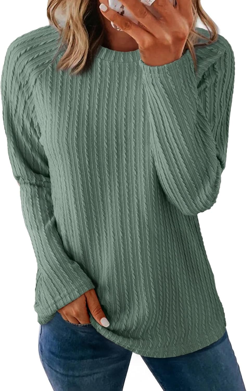 Dokotoo Womens Tops Long Sleeve Lightweight Shirts 2025 Spring Fashion Trendy Tops Crewneck Casual Knit Basic Tee Dokotoo Womens Tops Long Sleeve Lightweight Shirts 2025 Spring Fashion Trendy Tops Crewneck Casual Knit Basic Tee