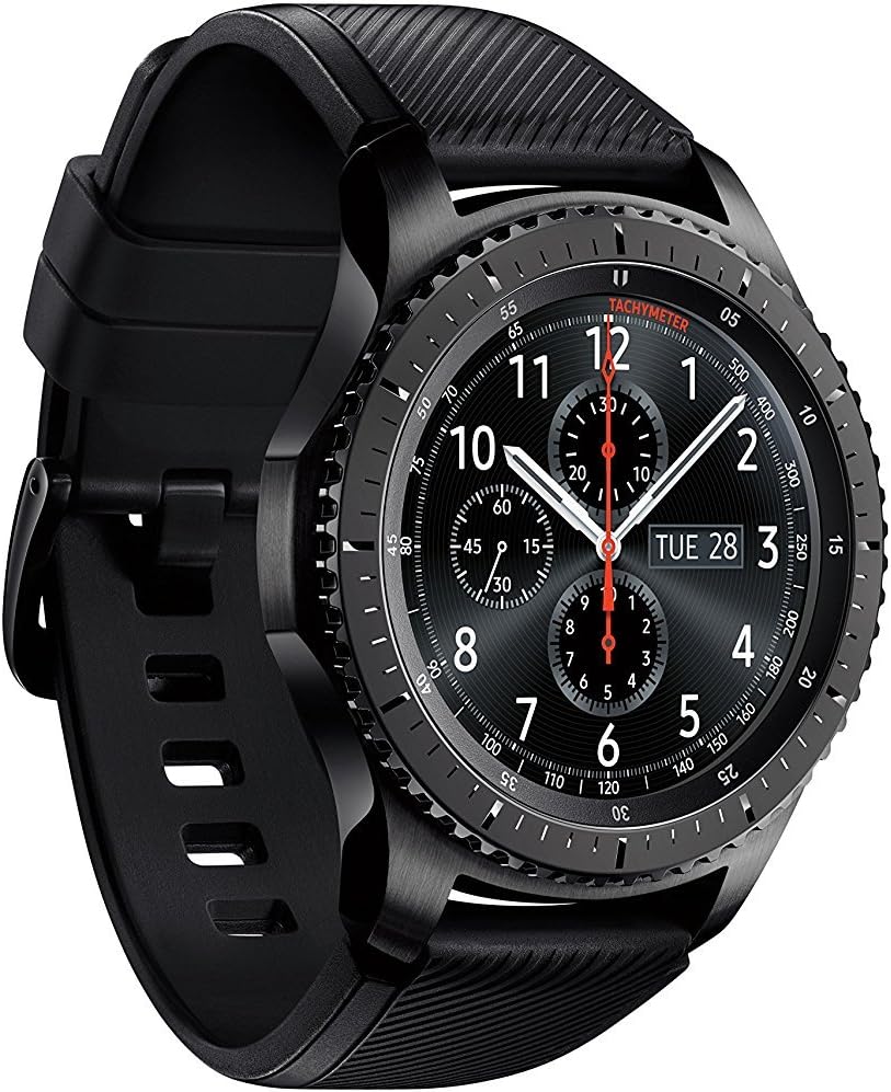 SAMSUNG GEAR S3 FRONTIER Smartwatch 46MM – Dark Gray (Renewed) SAMSUNG GEAR S3 FRONTIER Smartwatch 46MM – Dark Gray (Renewed)