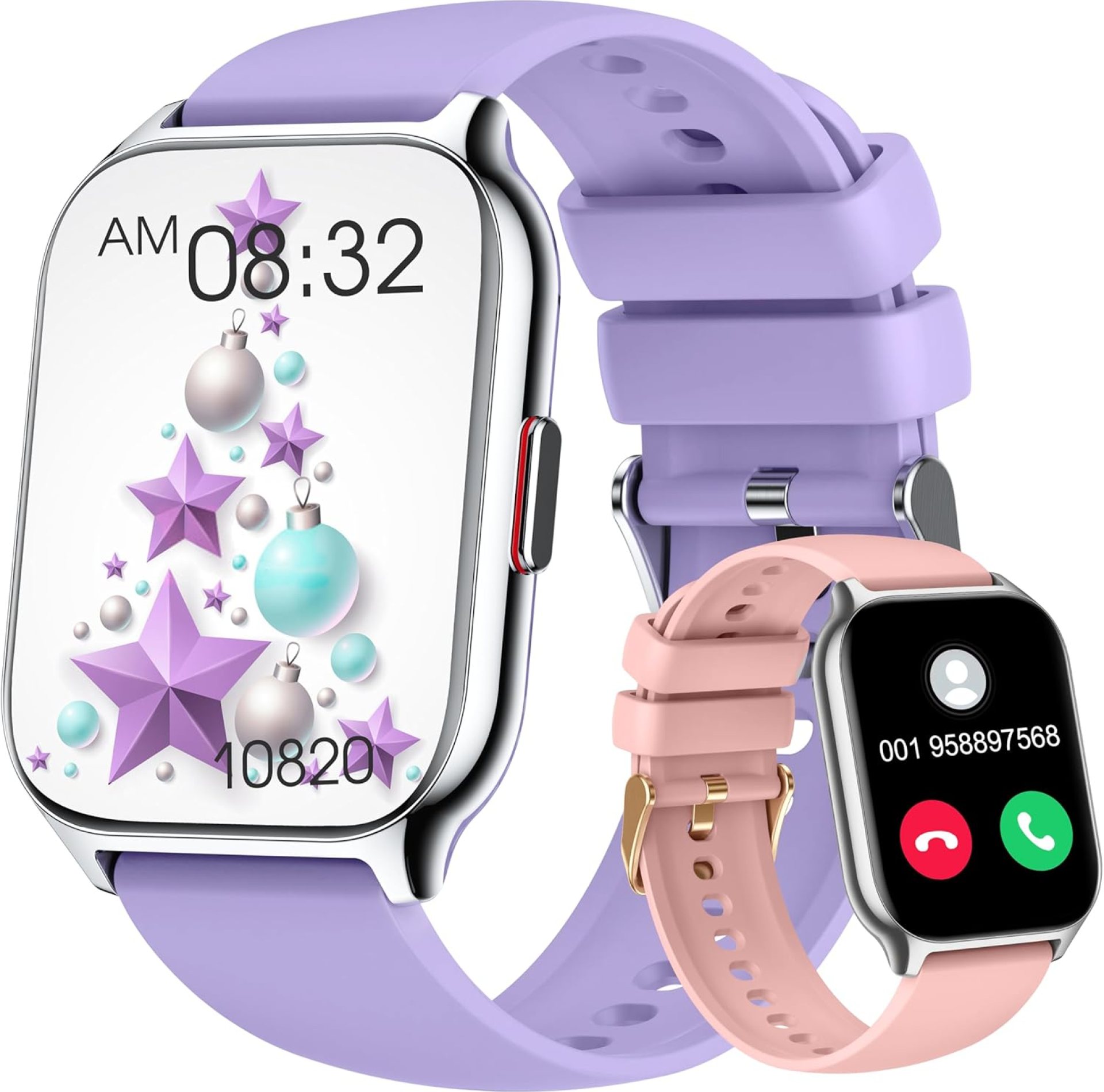 Smart Watch for Women Men(Dial/Answer Calls), 2.0″ Fitness Tracker Watch with Heart Rate/Blood Pressure/Blood Oxygen Monitor for Android iOS Smart Watch for Women Men(Dial/Answer Calls), 2.0″ Fitness Tracker Watch with Heart Rate/Blood Pressure/Blood Oxygen Monitor for Android iOS