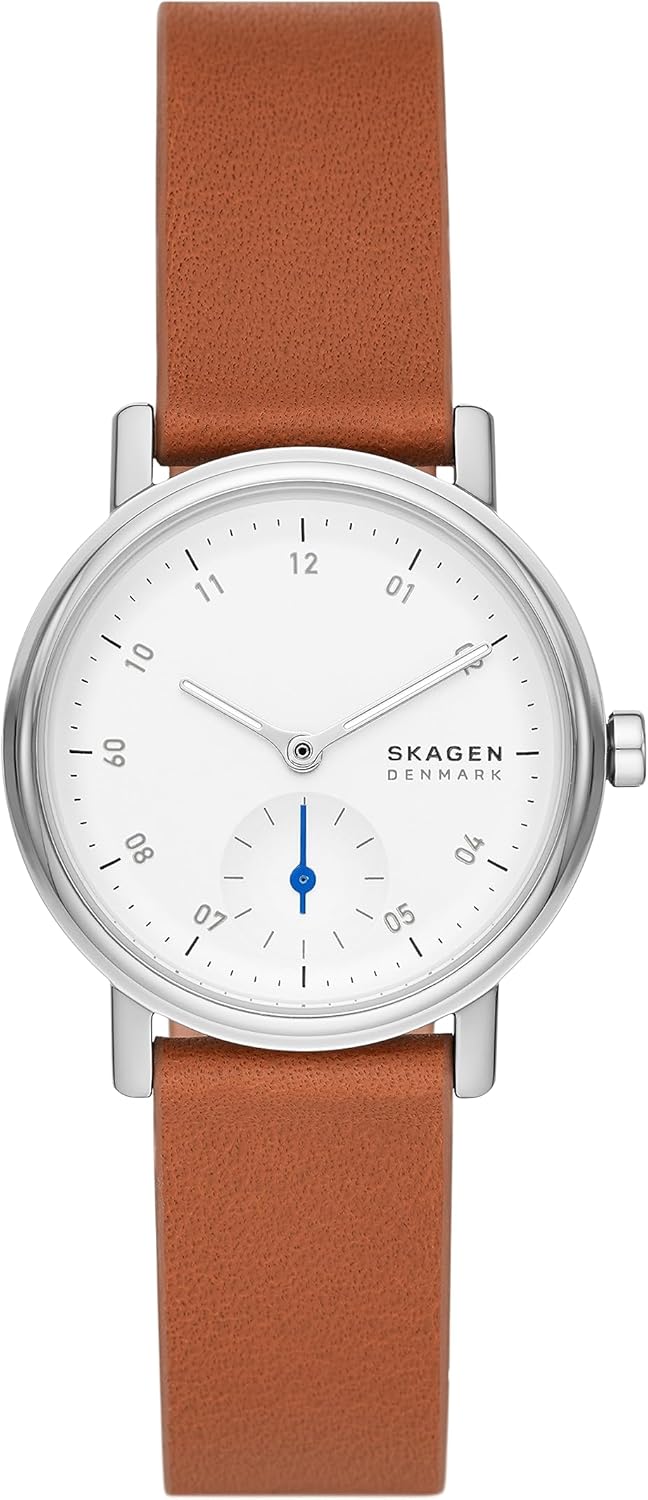 Skagen Kuppel Lille or Riis Lille Minimalist Women’s Watch with Stainless Steel Bracelet, Mesh or Leather Band Skagen Kuppel Lille or Riis Lille Minimalist Women’s Watch with Stainless Steel Bracelet, Mesh or Leather Band