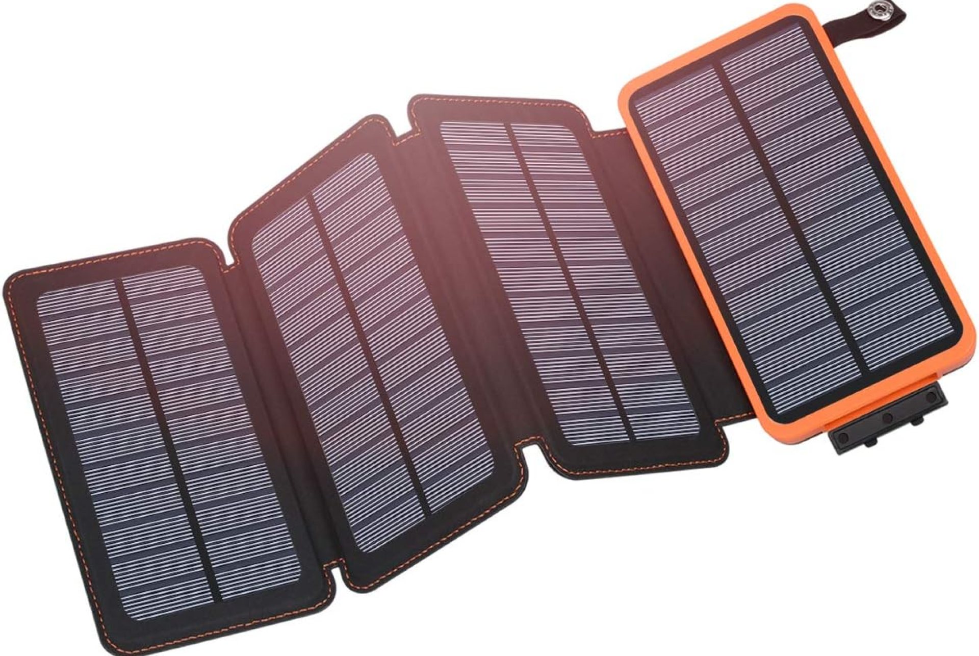 Hiluckey Solar Charger 25000mAh, Outdoor USB C Portable Power Bank with 4 Solar Panels, 3A Fast Charge External Battery Pack with 3 USB Outputs Compatible with Smartphones, Tablets, etc. Hiluckey Solar Charger 25000mAh, Outdoor USB C Portable Power Bank with 4 Solar Panels, 3A Fast Charge External Battery Pack with 3 USB Outputs Compatible with Smartphones, Tablets, etc.