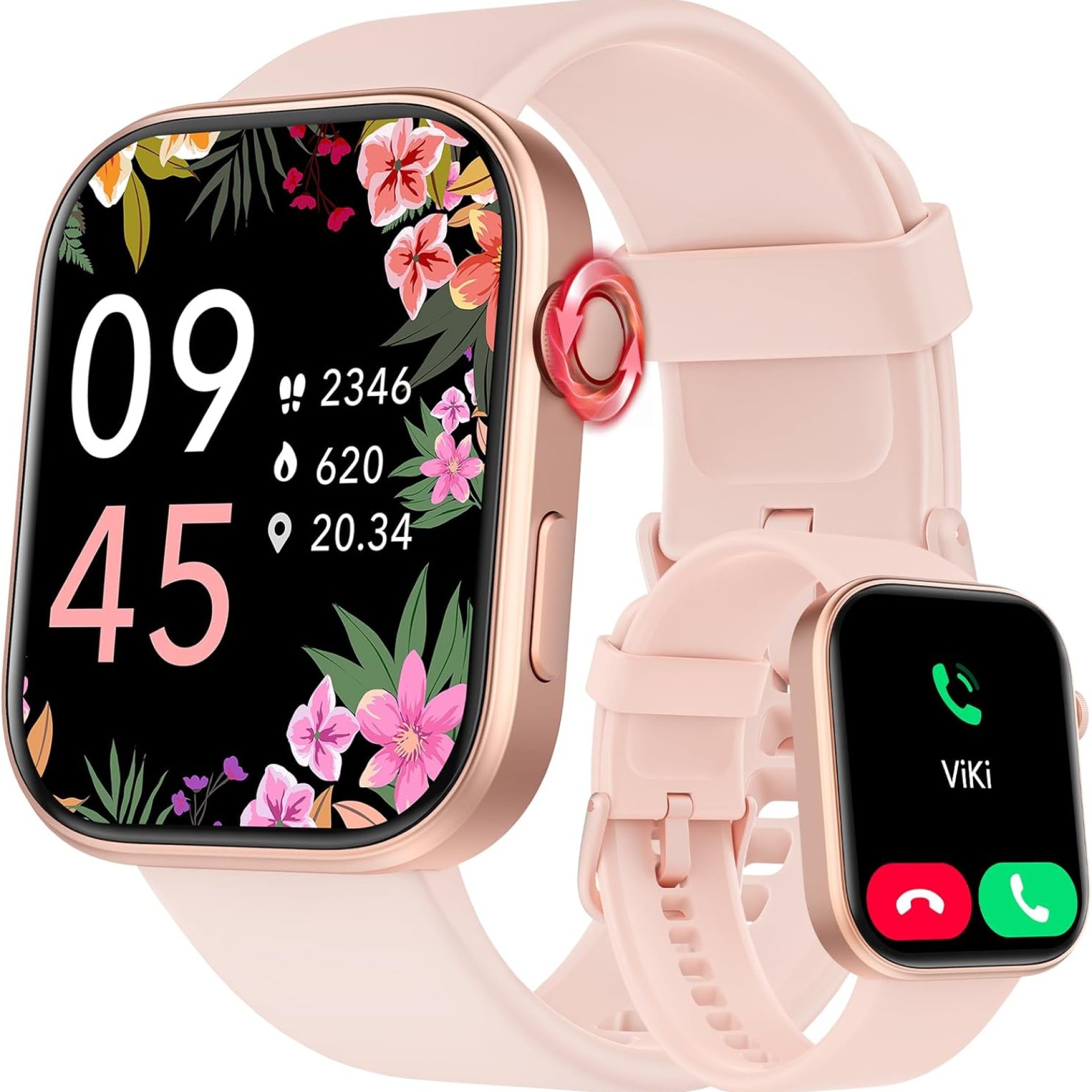Tensky Smart Watch for Women Android & iOS, AI Voice, 1.99″ AMOLED Fitness Tracker with Bluetooth Call, 3ATM Waterproof Heart Rate/Sleep/SpO2 Monitor, Pedometer, 100+ Sport Modes, 12 Days Battery Life Tensky Smart Watch for Women Android & iOS, AI Voice, 1.99″ AMOLED Fitness Tracker with Bluetooth Call, 3ATM Waterproof Heart Rate/Sleep/SpO2 Monitor, Pedometer, 100+ Sport Modes, 12 Days Battery Life