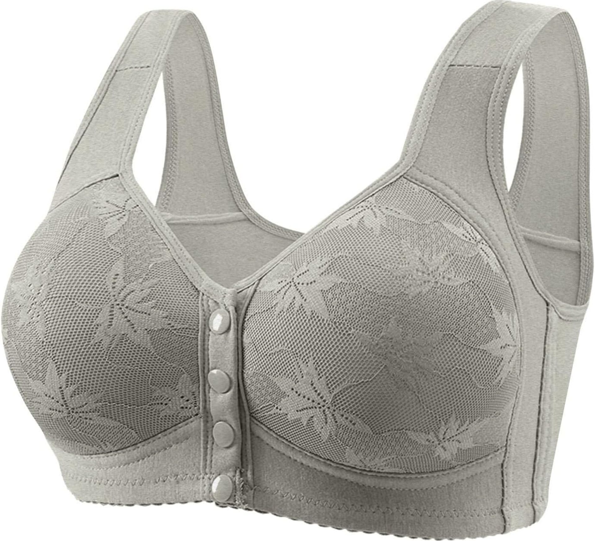Ogiraw Evybliss Bras for Seniors Front Closure Wireless Push Up Bras Everyday Wirefree Comfortable Sleep Bra Ogiraw Evybliss Bras for Seniors Front Closure Wireless Push Up Bras Everyday Wirefree Comfortable Sleep Bra