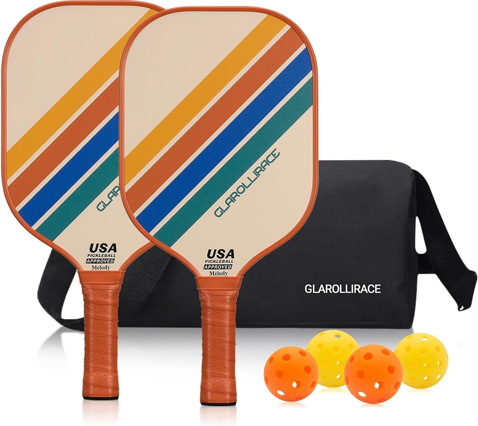 Pickleball Paddles Set of 2 | 4 Pickleball Rackets,USAPA Approved Pickleball Set of 2 | 4 Pickle Ball Paddles,Fiberglass Surface & 13 mm PP Honeycomb Core,4 Indoor & Outdoor Balls,1 Bag Pickleball Paddles Set of 2 | 4 Pickleball Rackets,USAPA Approved Pickleball Set of 2 | 4 Pickle Ball Paddles,Fiberglass Surface & 13 mm PP Honeycomb Core,4 Indoor & Outdoor Balls,1 Bag