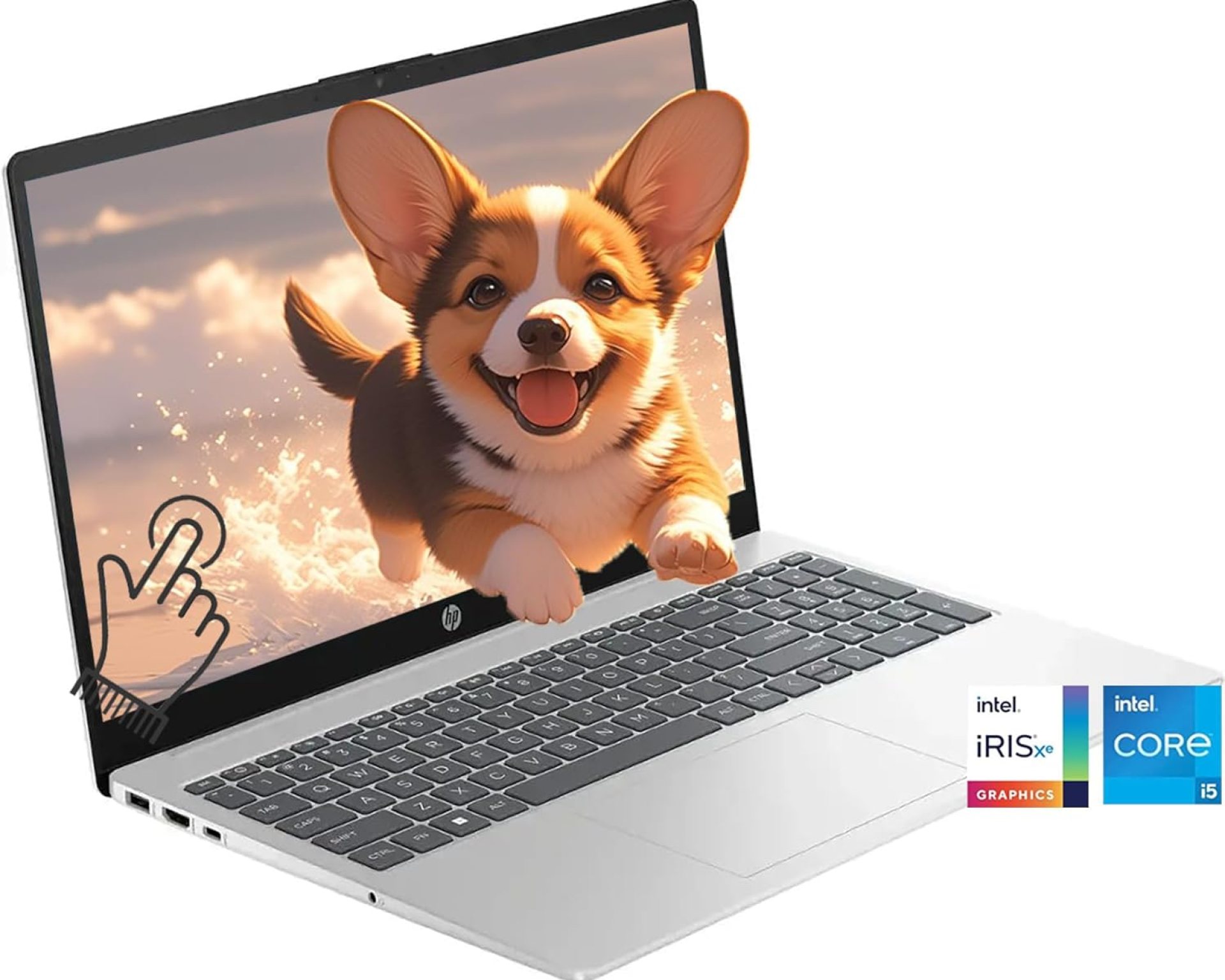 HP 15.6″ Touchscreen Laptop 15 INCH HD Student Laptops, 12th Gen Intel 10 Cores i5 Processor (Beat i7-1195G7), 16GB RAM 1TB PCIe SSD, Iris Xe Graphics, Wi-Fi 6E Win11, Silver +BWE Accessories HP 15.6″ Touchscreen Laptop 15 INCH HD Student Laptops, 12th Gen Intel 10 Cores i5 Processor (Beat i7-1195G7), 16GB RAM 1TB PCIe SSD, Iris Xe Graphics, Wi-Fi 6E Win11, Silver +BWE Accessories