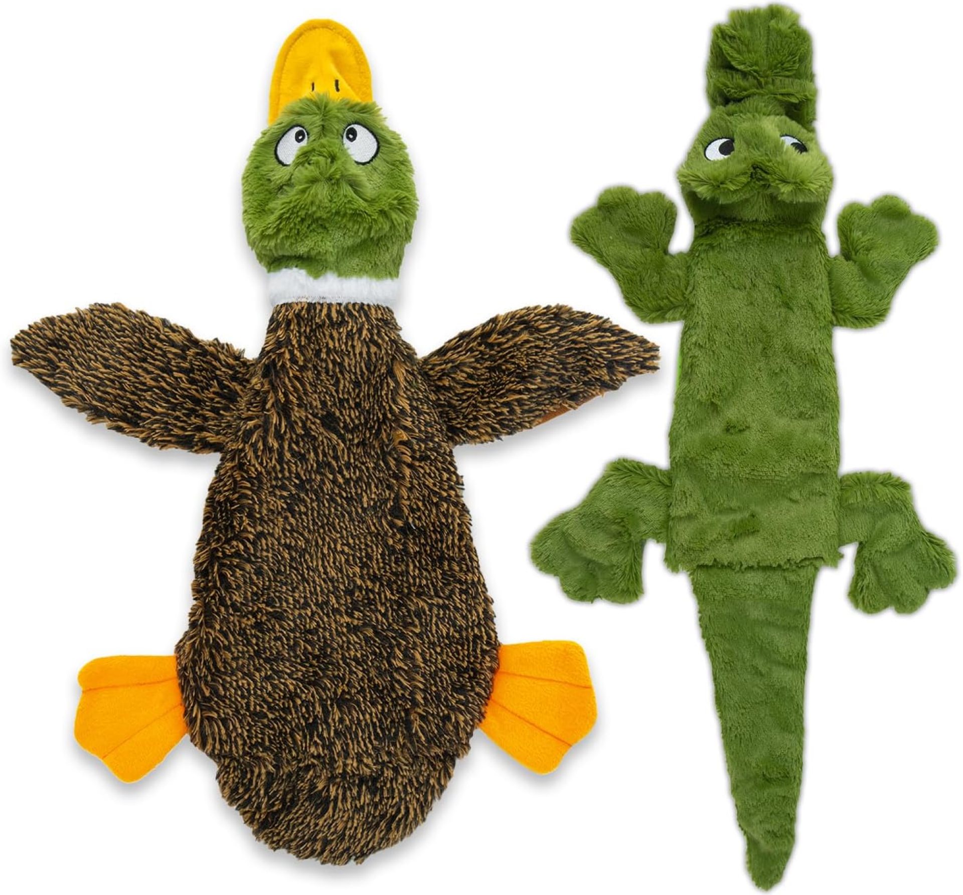 Best Pet Supplies 2-in-1 Stuffless Squeaky Dog Toys with Soft, Durable Fabric for Small, Medium, and Large Pets, No Stuffing for Indoor Play, Supports Active Biting and Play – Duck & Alligator, Small Best Pet Supplies 2-in-1 Stuffless Squeaky Dog Toys with Soft, Durable Fabric for Small, Medium, and Large Pets, No Stuffing for Indoor Play, Supports Active Biting and Play – Duck & Alligator, Small