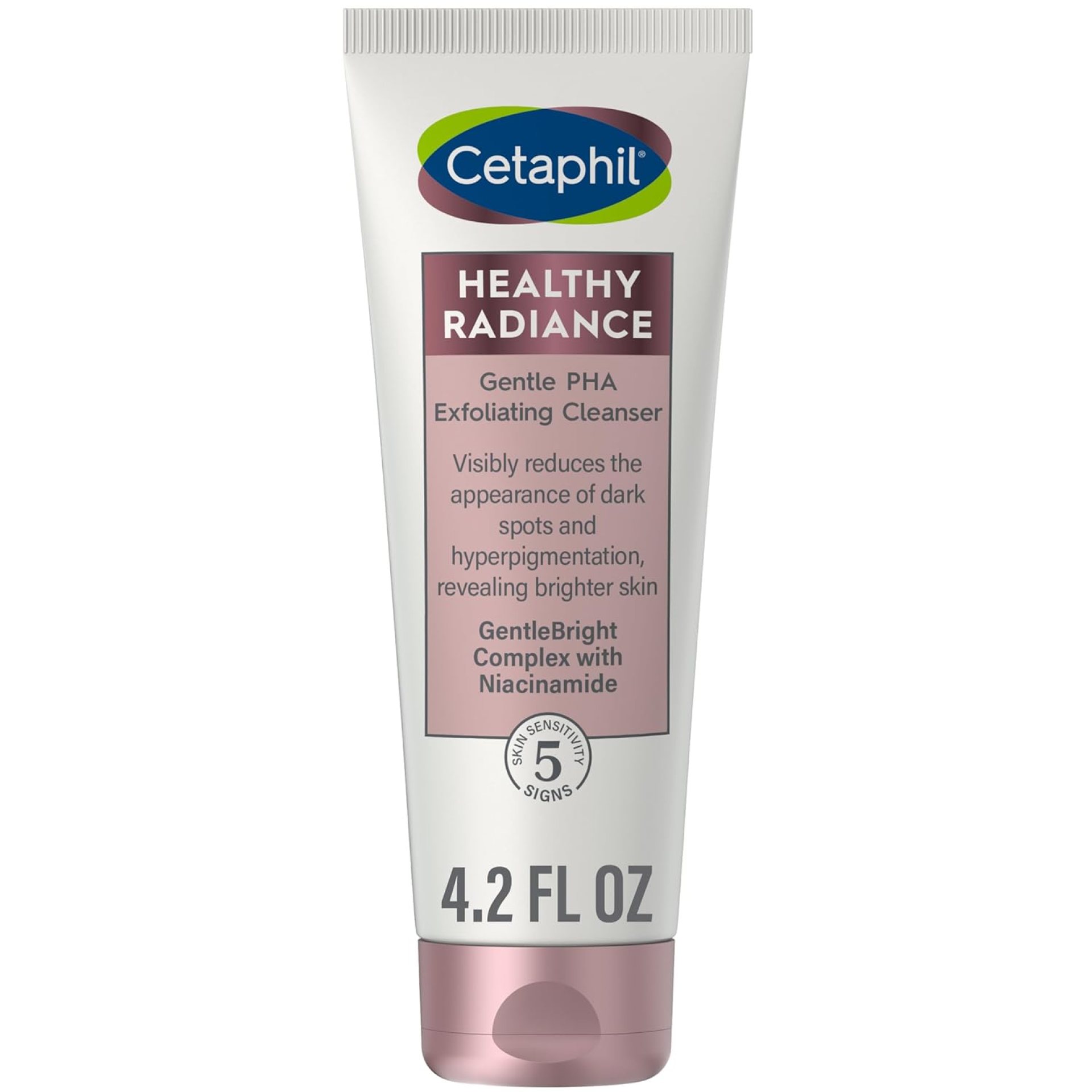 Cetaphil Face Wash, Healthy Radiance Gentle Exfoliating Cleanser, Visibly Reduces Look of Dark Spots and Hyperpigmentation, Designed for Sensitive Skin, Hypoallergenic, Fragrance Free, 4.2oz Cetaphil Face Wash, Healthy Radiance Gentle Exfoliating Cleanser, Visibly Reduces Look of Dark Spots and Hyperpigmentation, Designed for Sensitive Skin, Hypoallergenic, Fragrance Free, 4.2oz