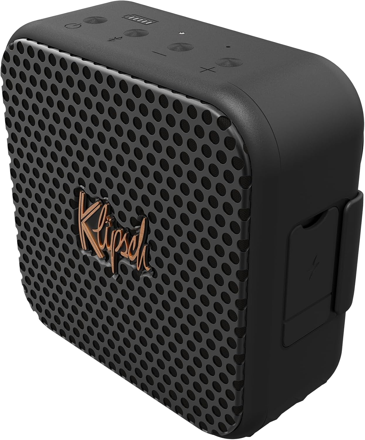 Klipsch The Austin Portable Bluetooth Speaker with a 1.5″ Full Range Driver, IP67 dust and Waterproof Rating, 12 Hours of Playtime for a Premium Live Concert Experience Klipsch The Austin Portable Bluetooth Speaker with a 1.5″ Full Range Driver, IP67 dust and Waterproof Rating, 12 Hours of Playtime for a Premium Live Concert Experience