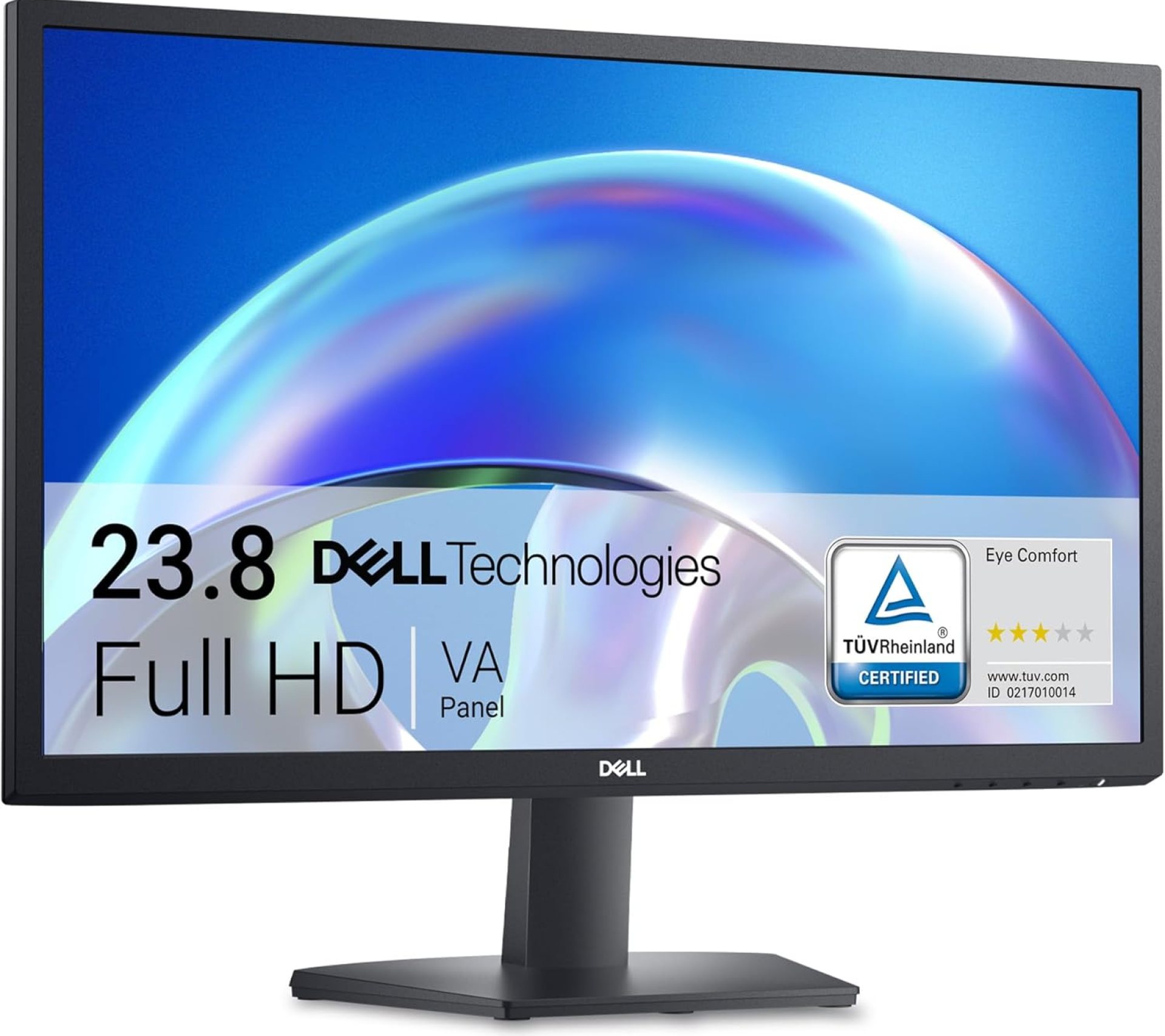 Dell 24 SE2425H Monitor – 23.8-Inch Full HD (1920×1080), VA Panel, 5ms Response Time, Tilt, Certified by TÜV Rheinland for 3-Star Eye Comfort – Black Dell 24 SE2425H Monitor – 23.8-Inch Full HD (1920×1080), VA Panel, 5ms Response Time, Tilt, Certified by TÜV Rheinland for 3-Star Eye Comfort – Black
