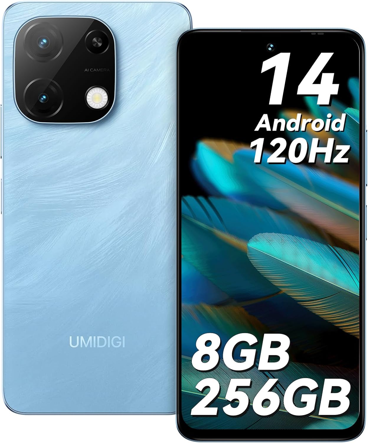 UMIDIGI Note 100A Cell Phone, 6.8″ HD+ 120Hz Display Phones, Android 14 Unlocked Smartphone, 8(4+4)+256GB/1TB TF, 5000mAh Battery Andriod Phone, AI Face & Fingerprint Unlock, 4G Dual SIM, GPS,OTG UMIDIGI Note 100A Cell Phone, 6.8″ HD+ 120Hz Display Phones, Android 14 Unlocked Smartphone, 8(4+4)+256GB/1TB TF, 5000mAh Battery Andriod Phone, AI Face & Fingerprint Unlock, 4G Dual SIM, GPS,OTG