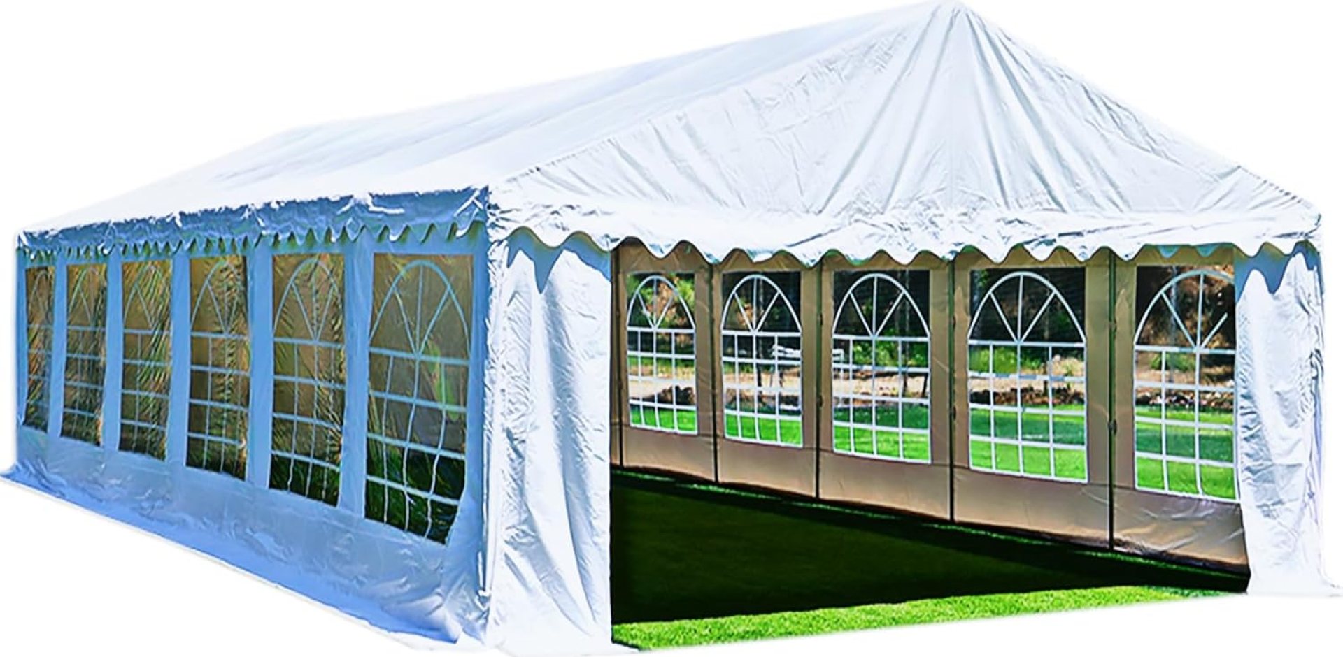 Party Tent 20×40 Heavy Duty Outdoor Commercial Event Tent, Ultimate Large Wedding Tent Carport Shelter Canopy with Removable Sidewall Windows, Elegant White Gazebo Perfect for Dream Weddings Party Tent 20×40 Heavy Duty Outdoor Commercial Event Tent, Ultimate Large Wedding Tent Carport Shelter Canopy with Removable Sidewall Windows, Elegant White Gazebo Perfect for Dream Weddings